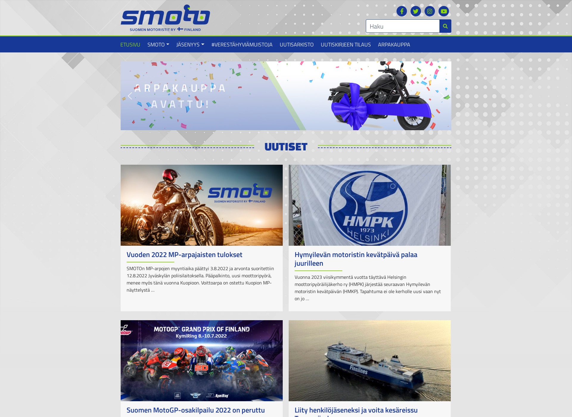 Screenshot for smoto.fi