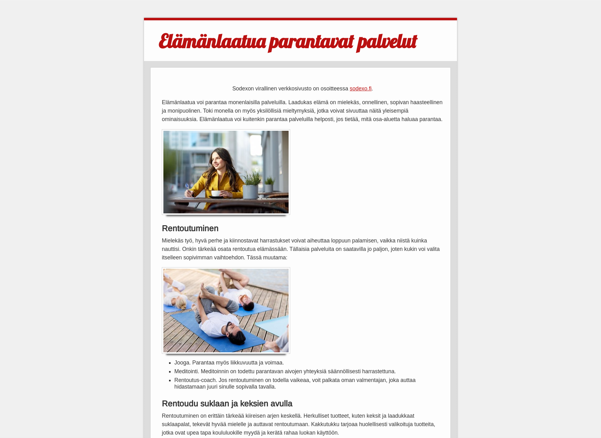 Näyttökuva sodexho.fi