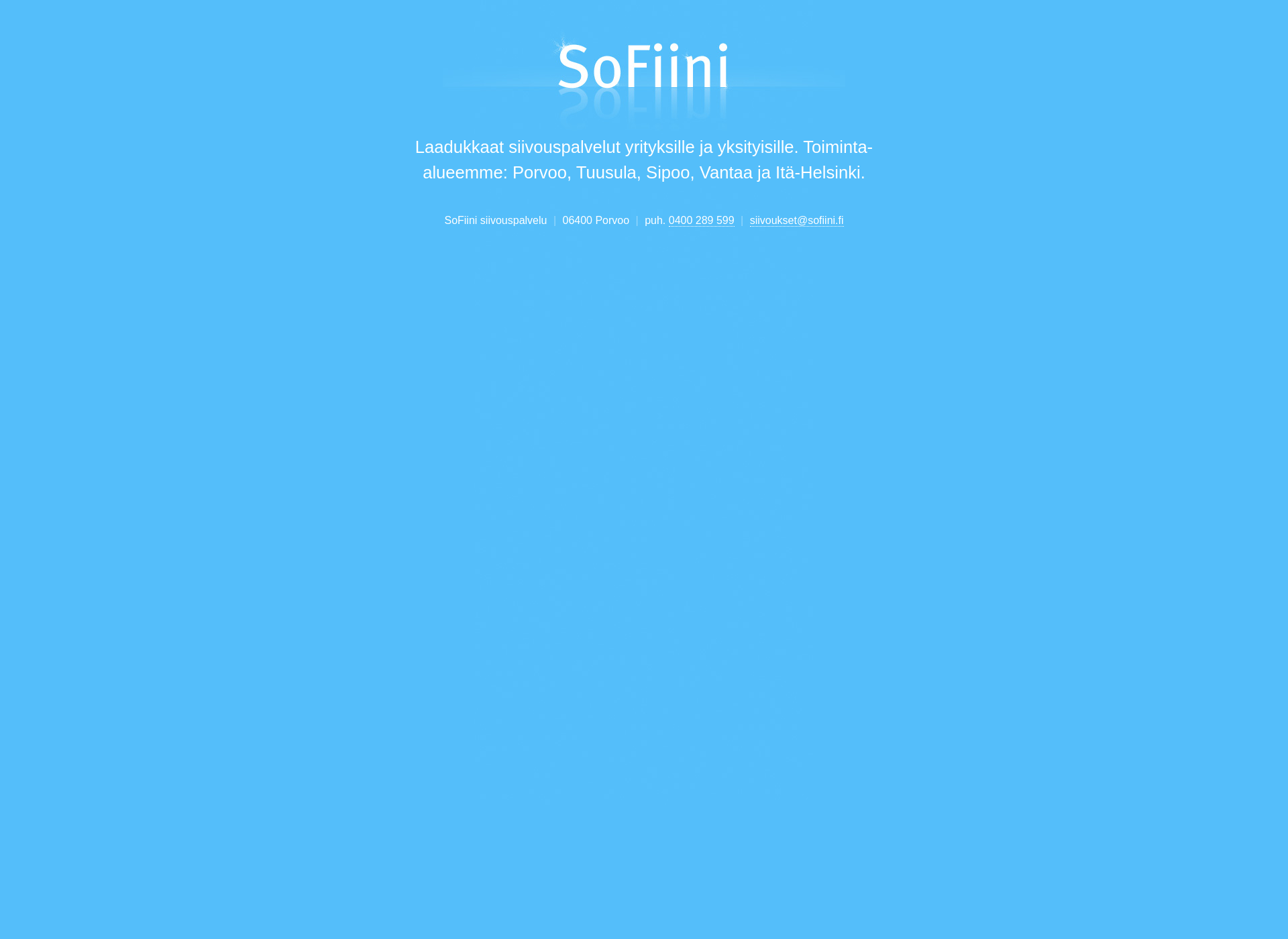 Screenshot for sofiini.fi