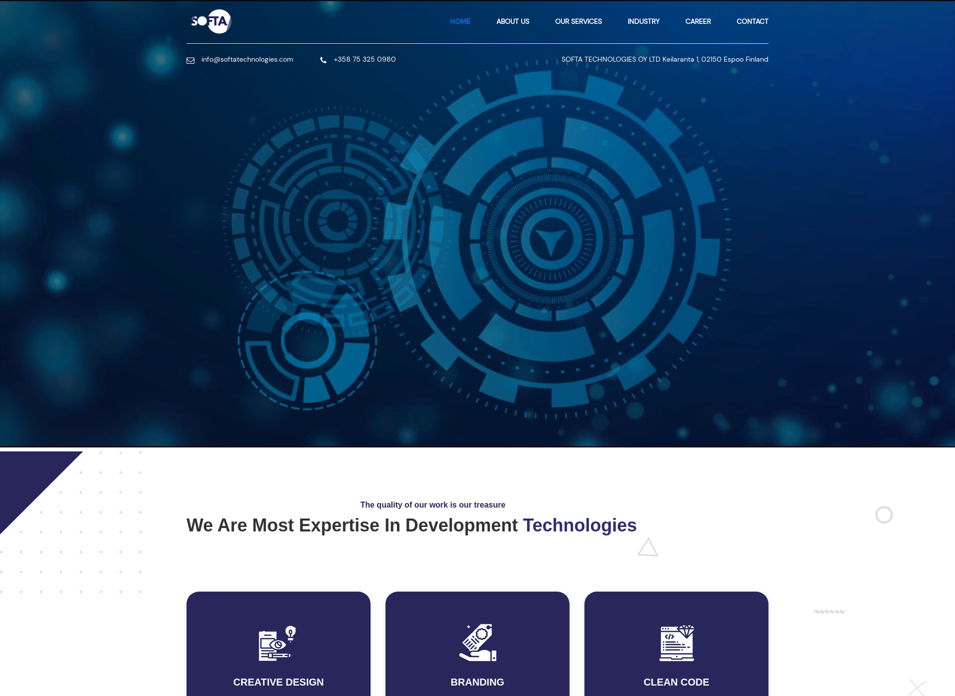 Screenshot for softatechnologies.com