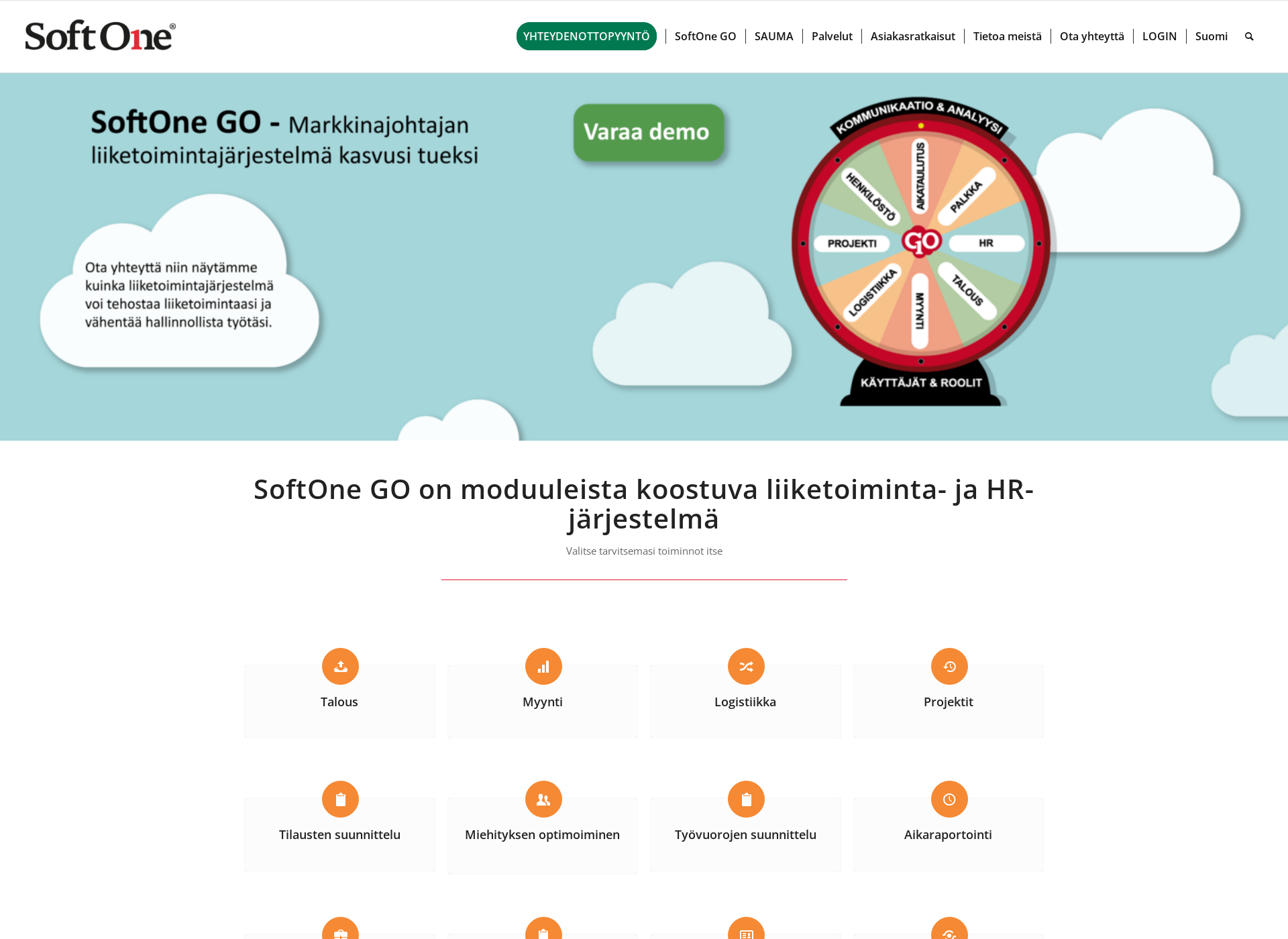 Screenshot for softone.fi