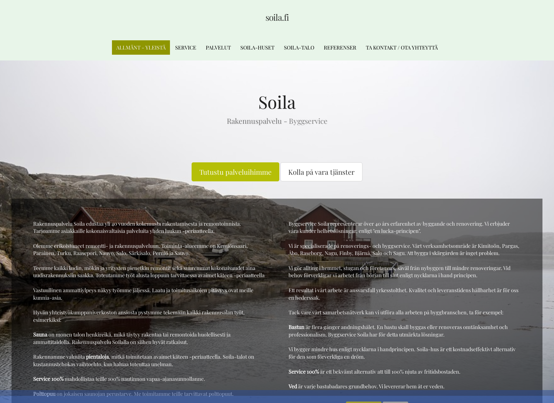 Screenshot for soila.fi