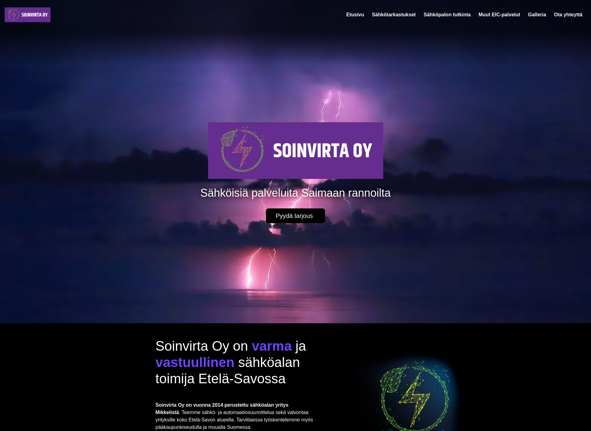 Screenshot for soinvirta.fi