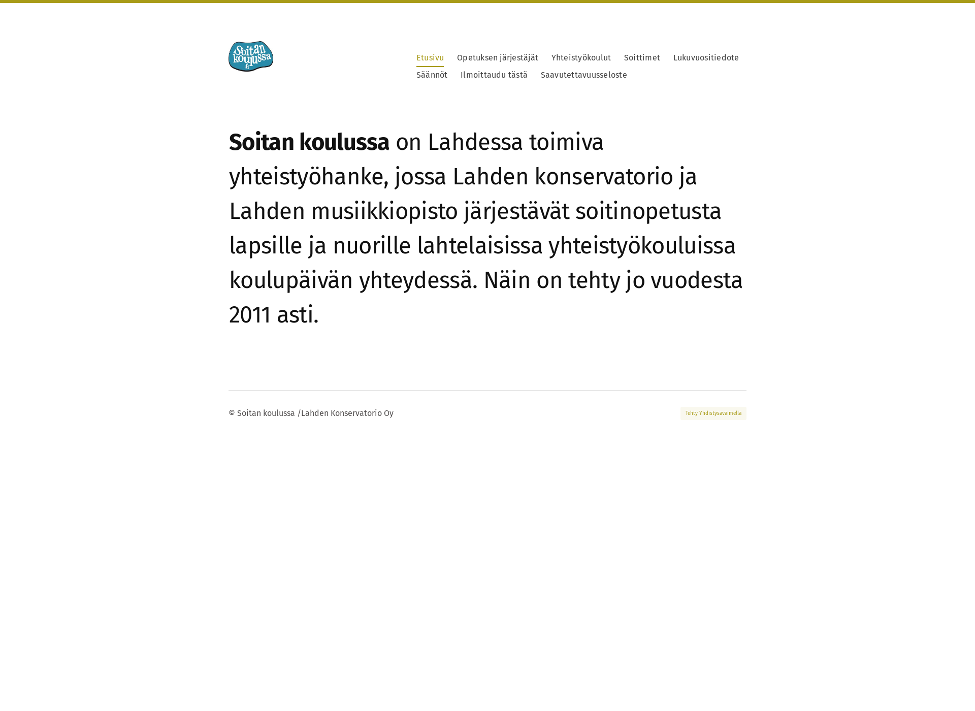 Screenshot for soitankoulussa.fi