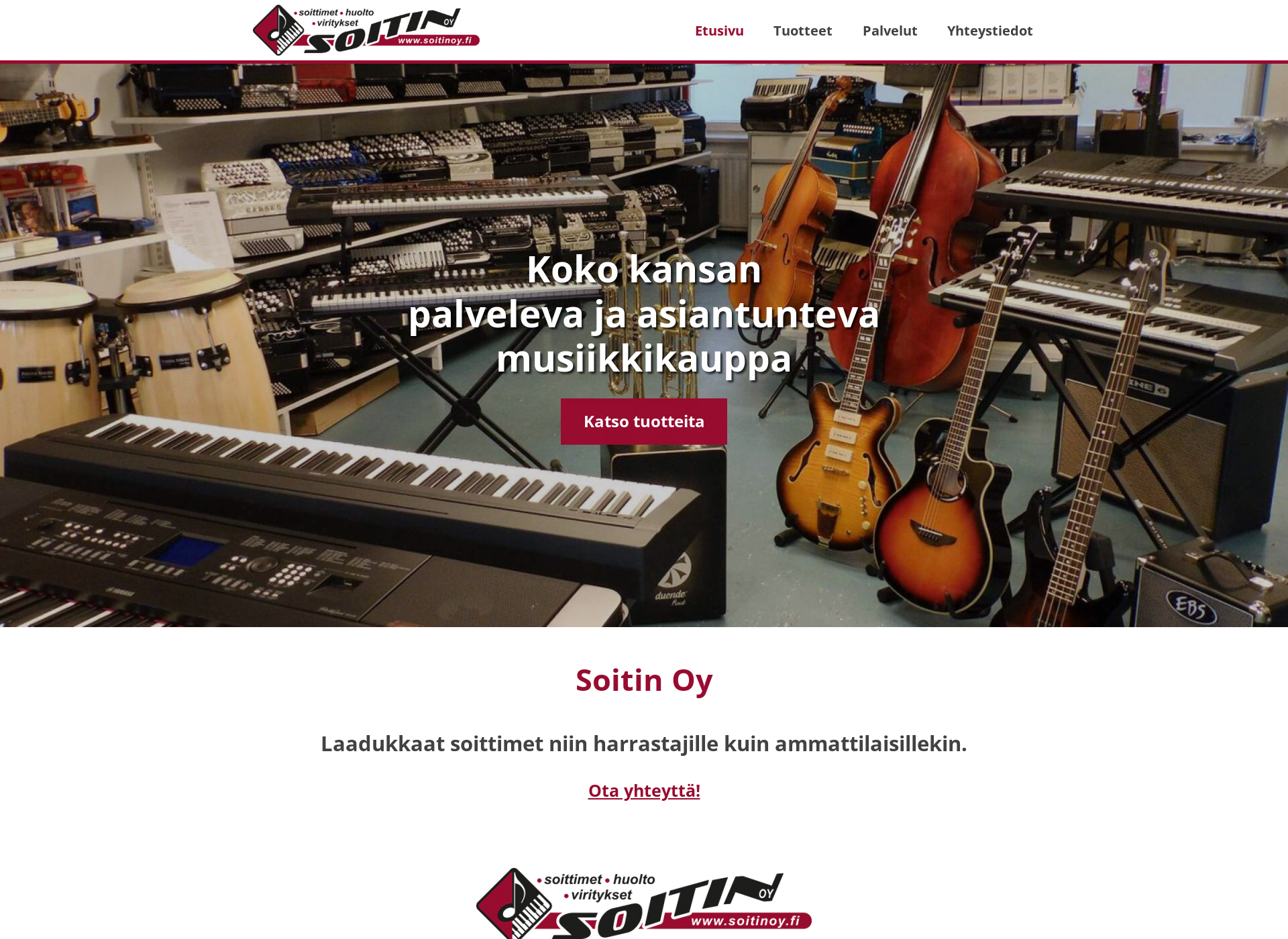 Screenshot for soitinoy.fi