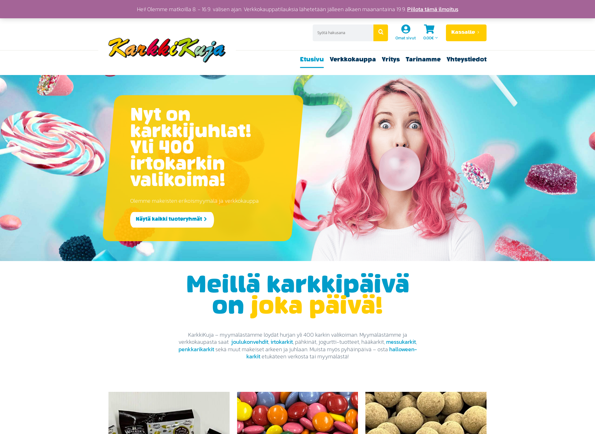 Skärmdump för sokerittomatkarkit.fi