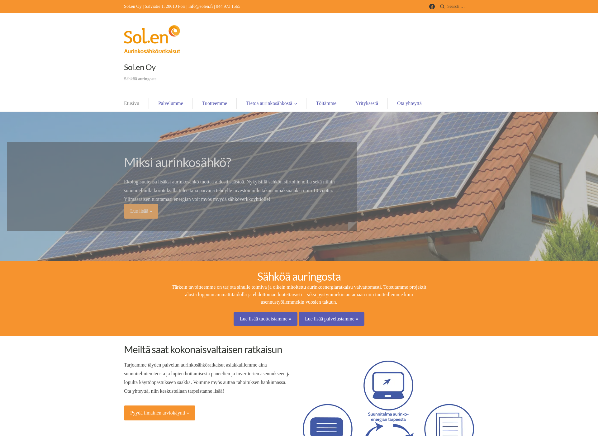 Screenshot for solen.fi