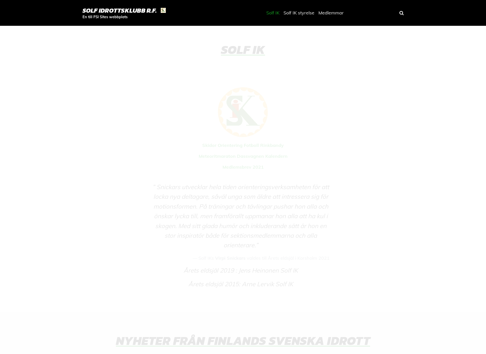 Screenshot for solfik.fi