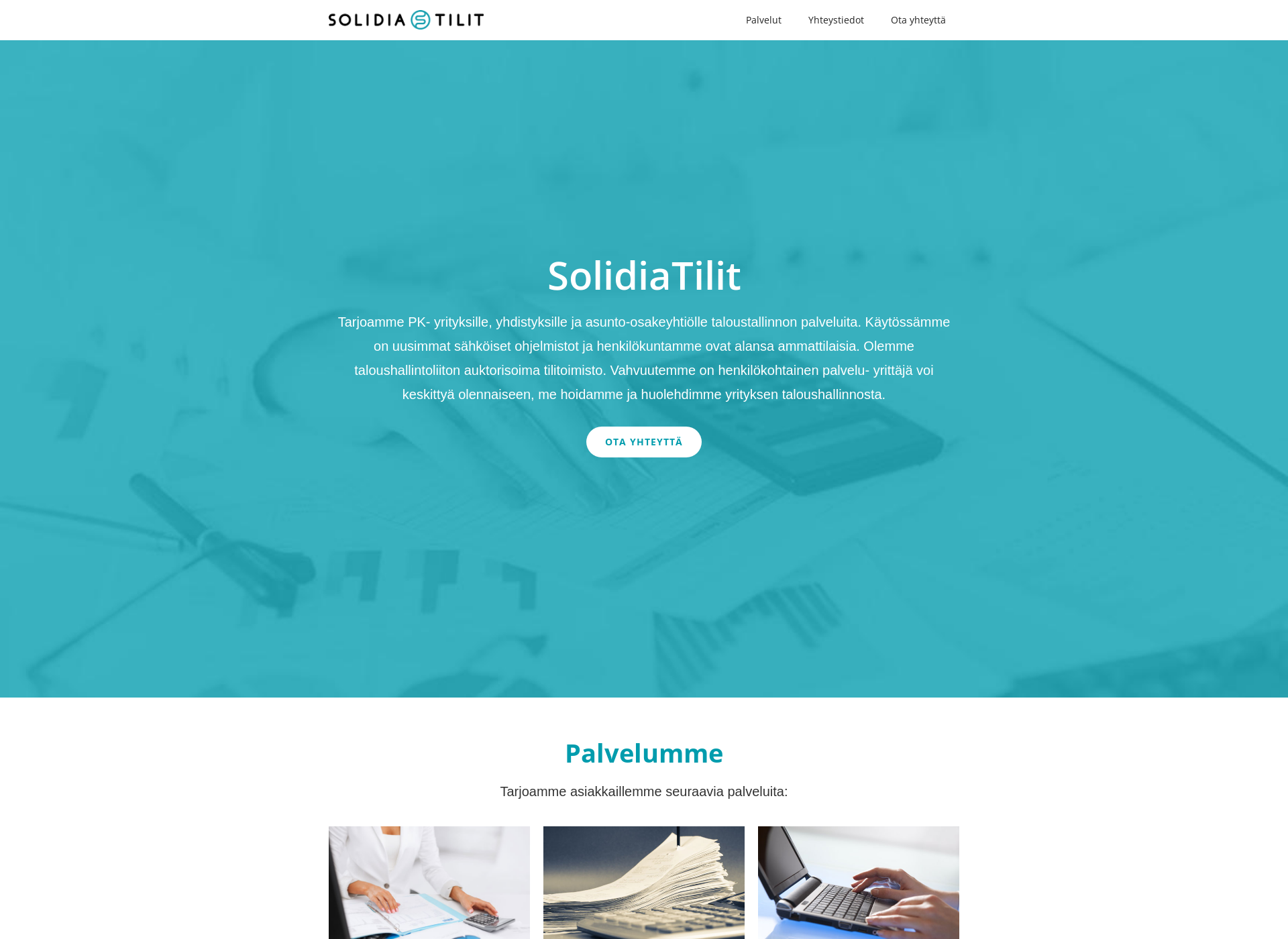 Screenshot for solidiatilit.fi