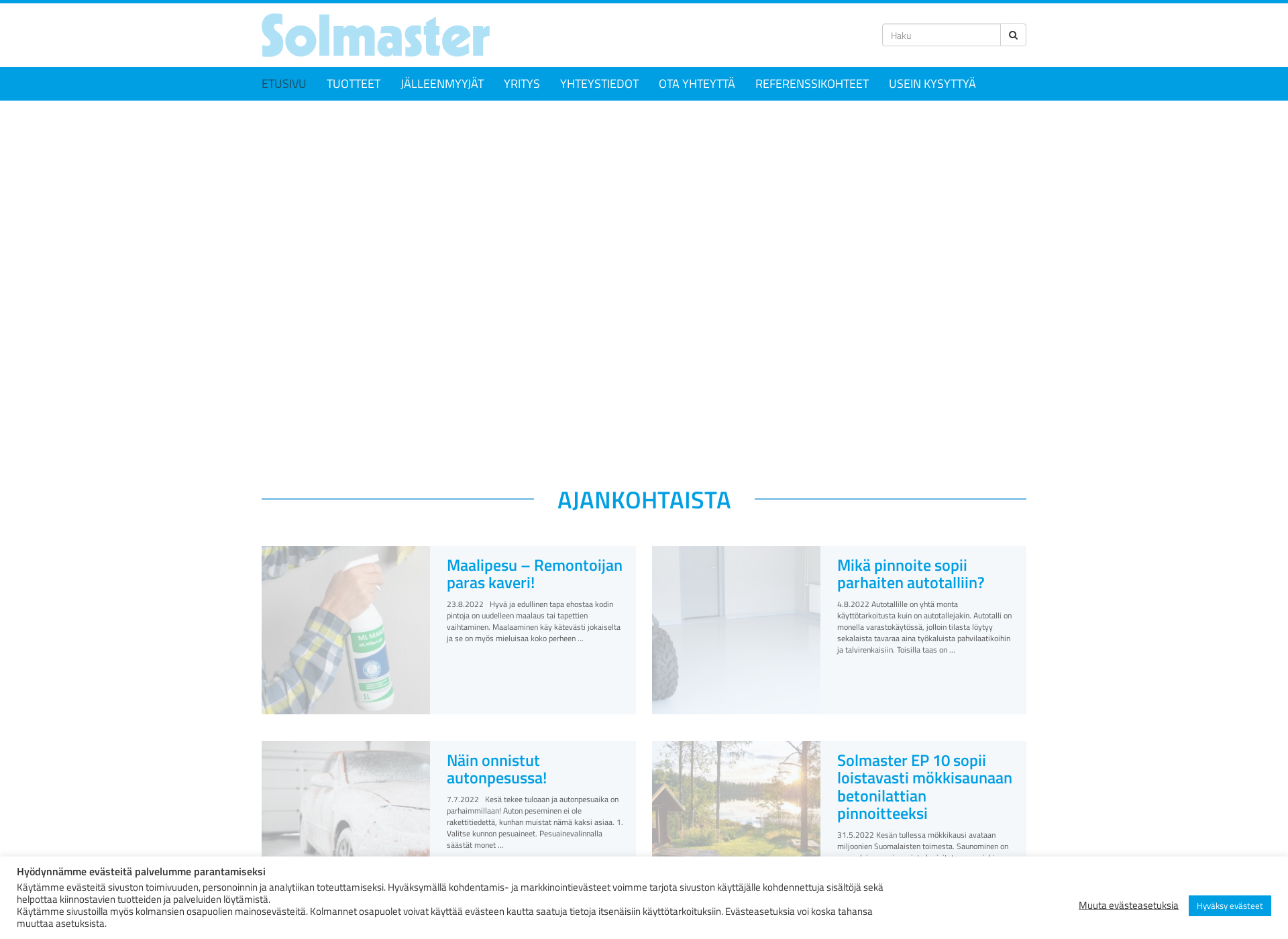 Screenshot for solmaster.fi