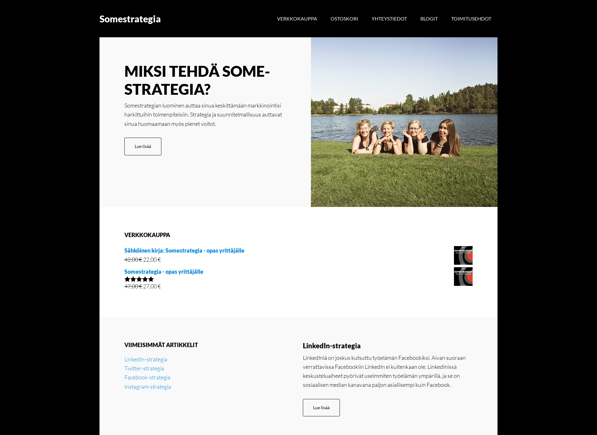 Screenshot for somestrategia.fi