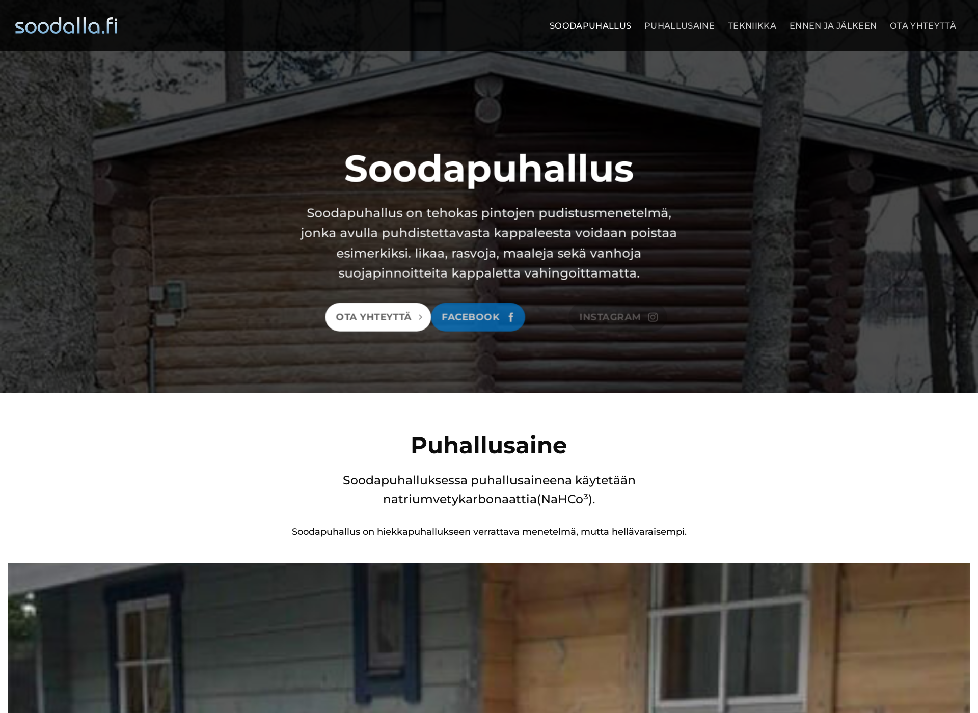 Screenshot for soodalla.fi