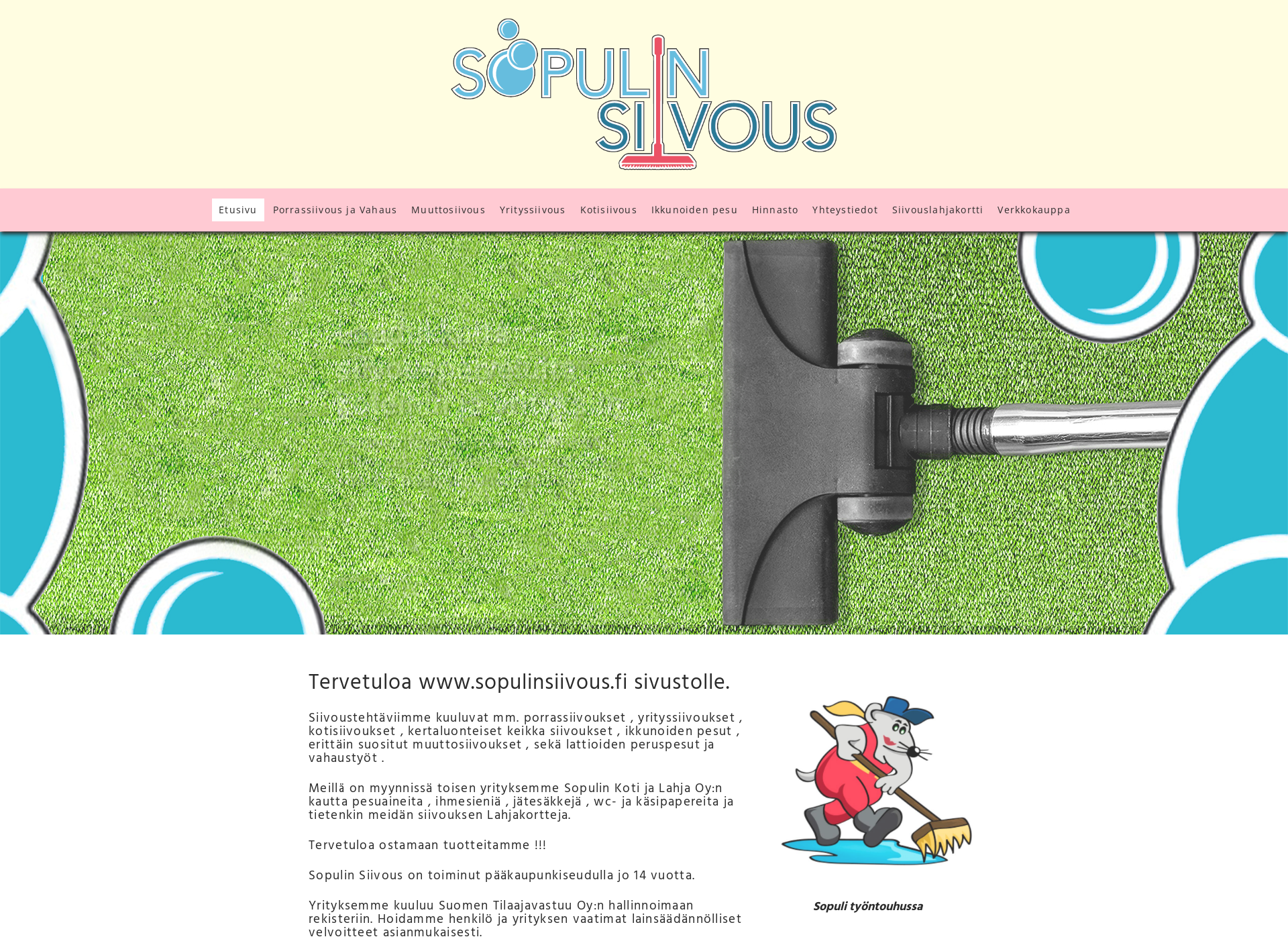 Screenshot for sopulinsiivous.fi