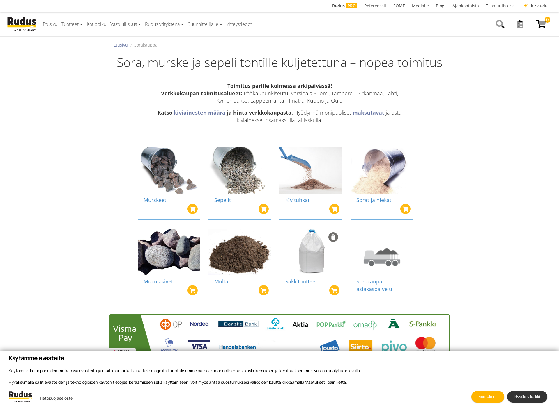 Screenshot for sorakauppa.fi