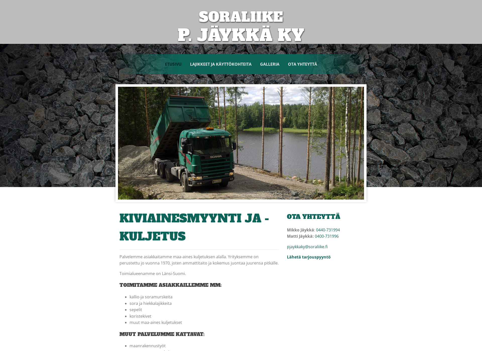 Screenshot for soraliike.fi