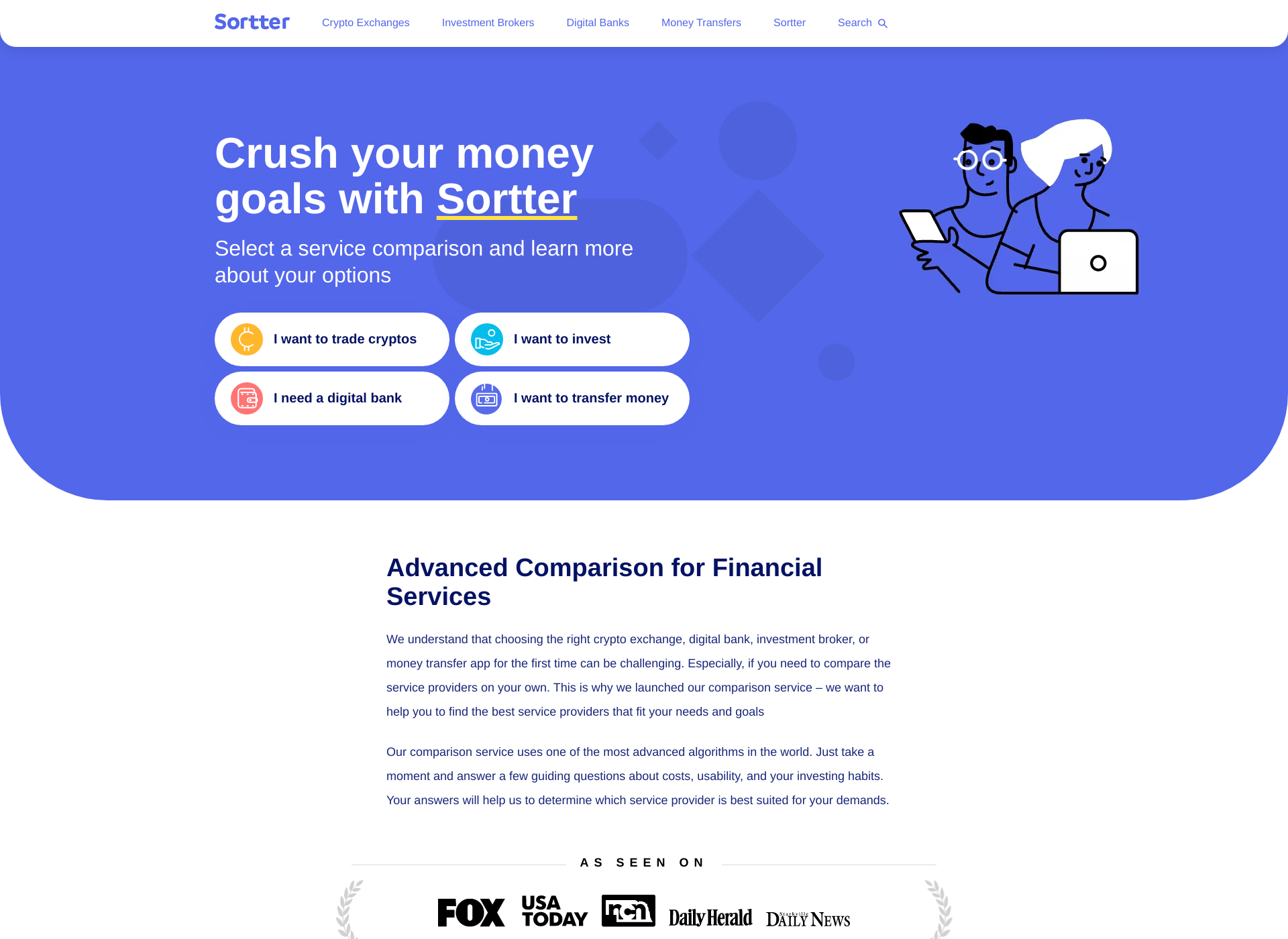 Screenshot for sortter.com