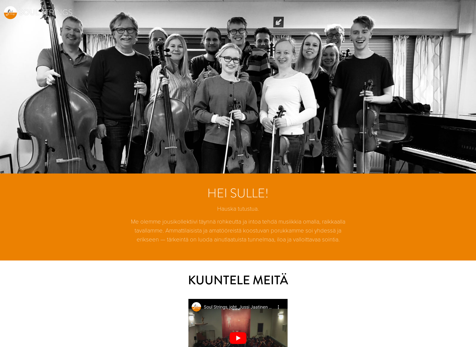 Skärmdump för soulstrings.fi