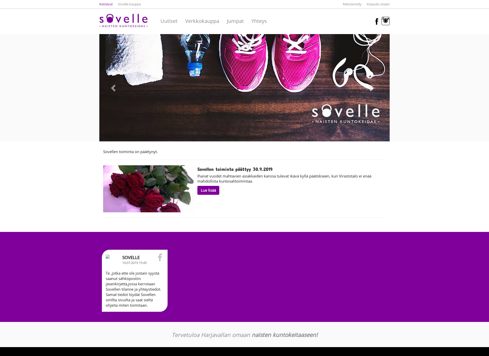 Screenshot for sovelle.fi