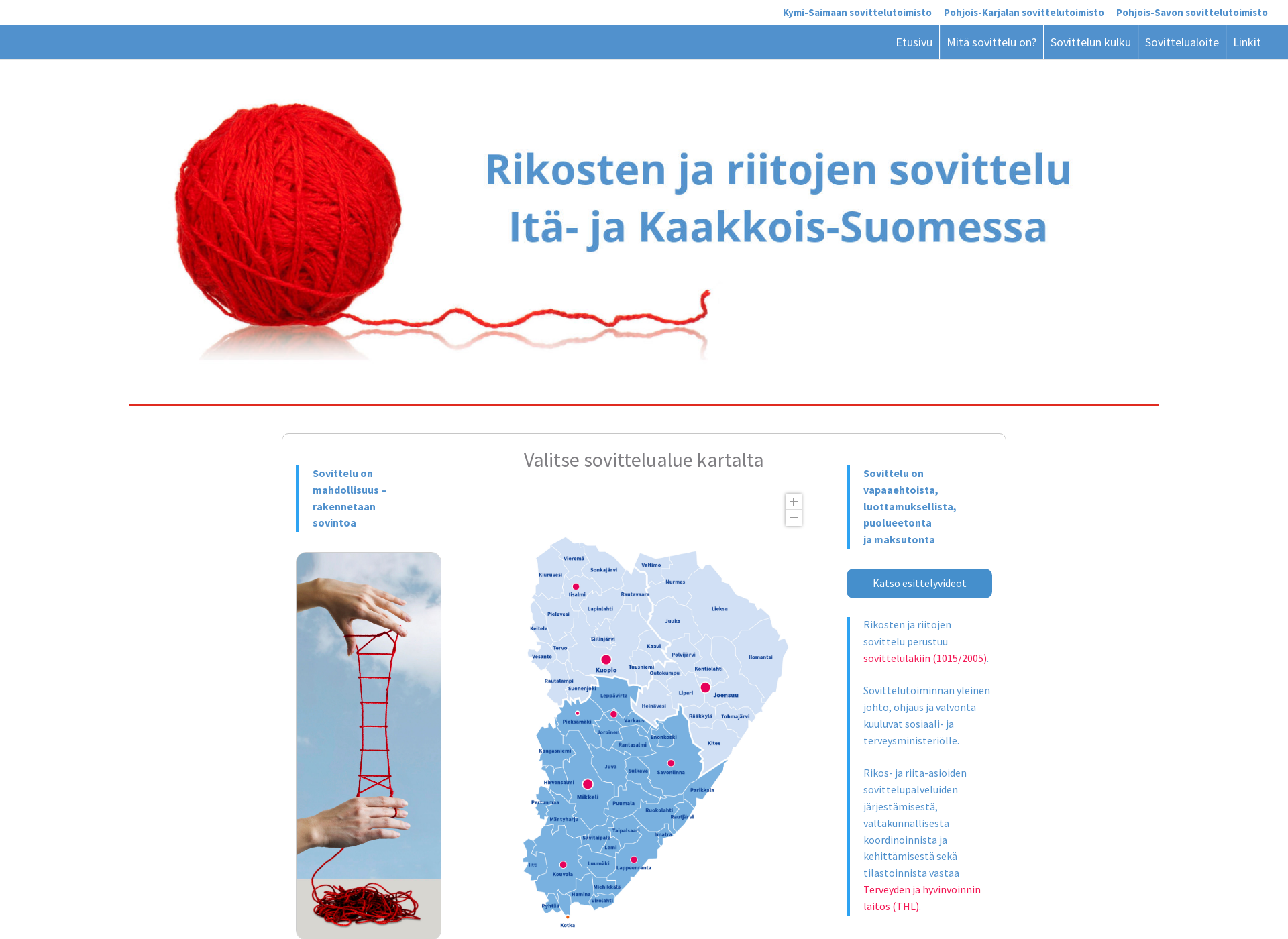 Screenshot for sovittelu.fi