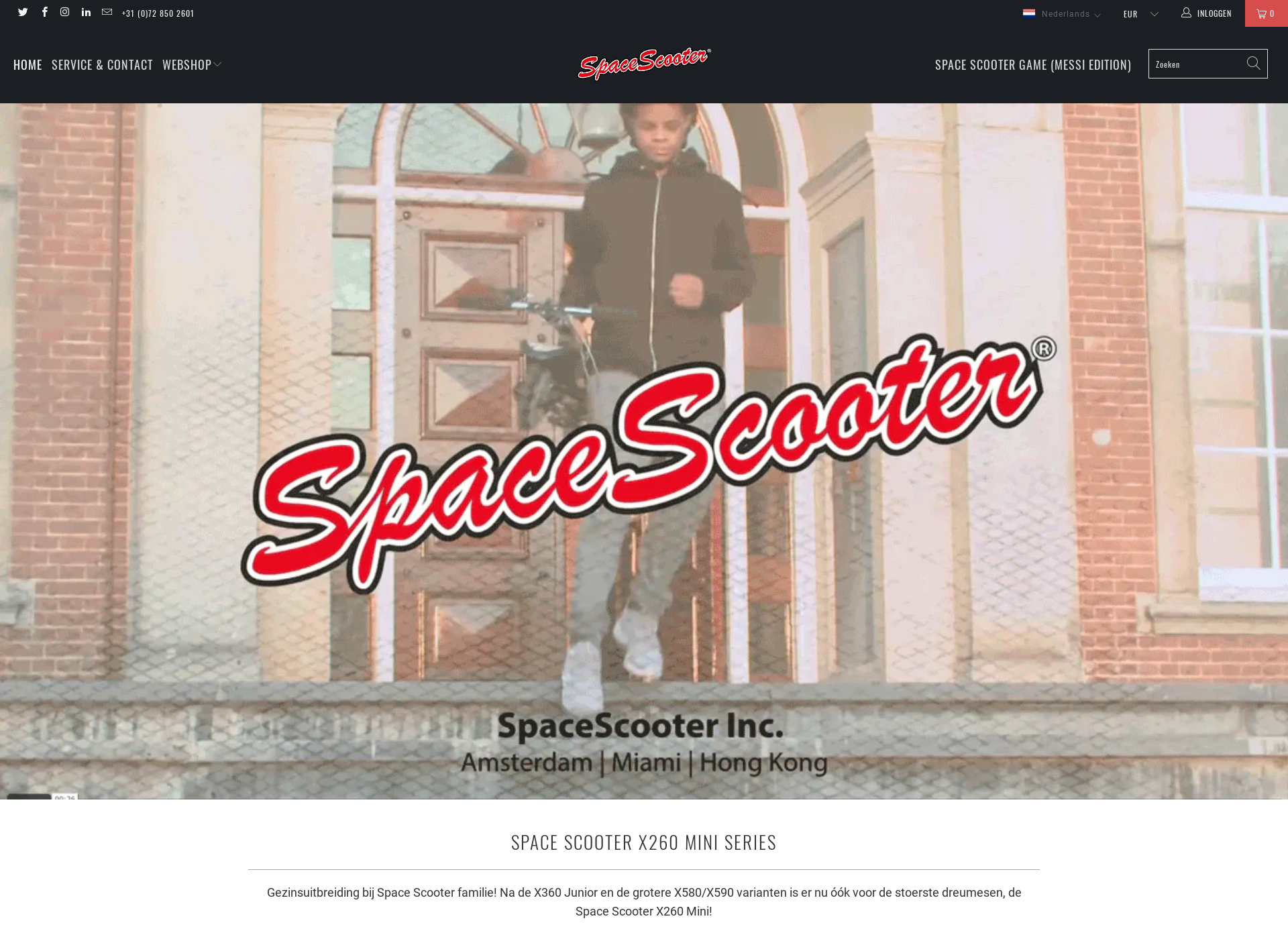 Screenshot for spacescooter.fi
