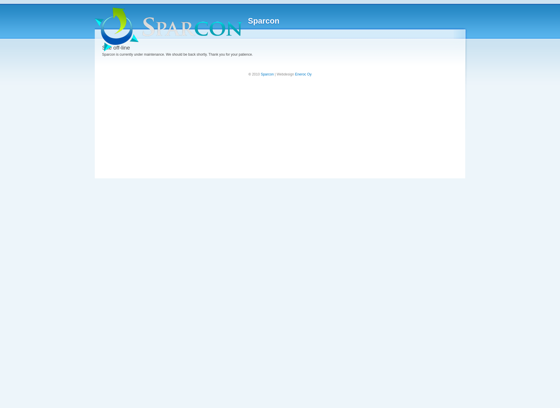 Screenshot for sparcon.fi