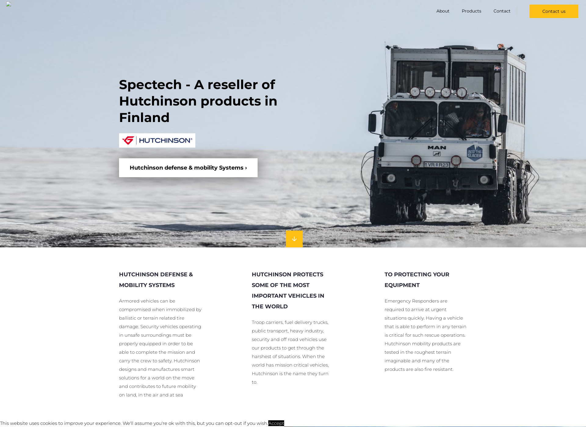 Screenshot for spectech.fi