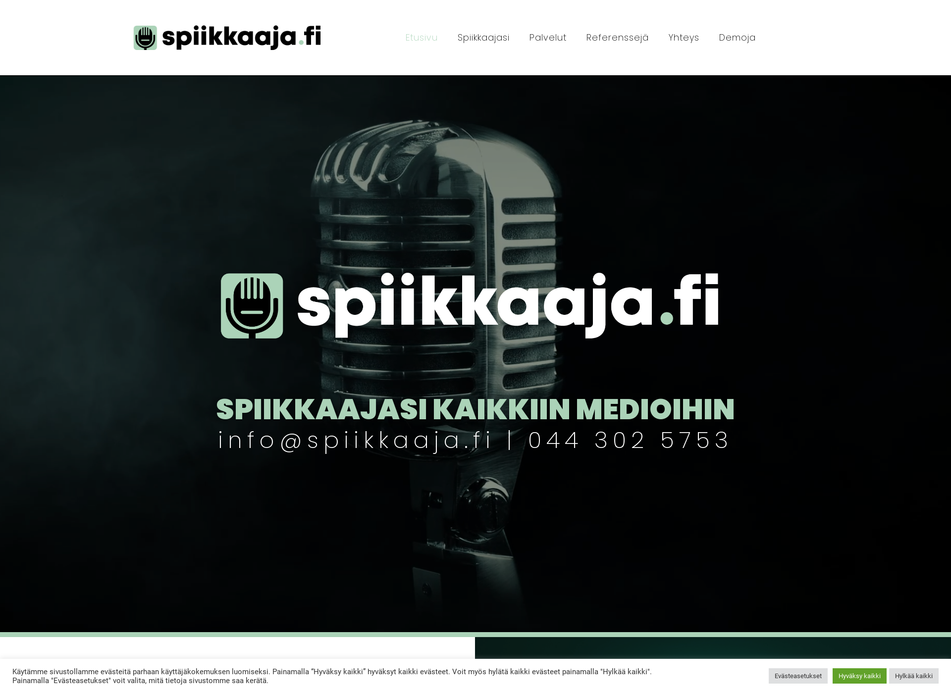 Screenshot for spiikkaaja.fi