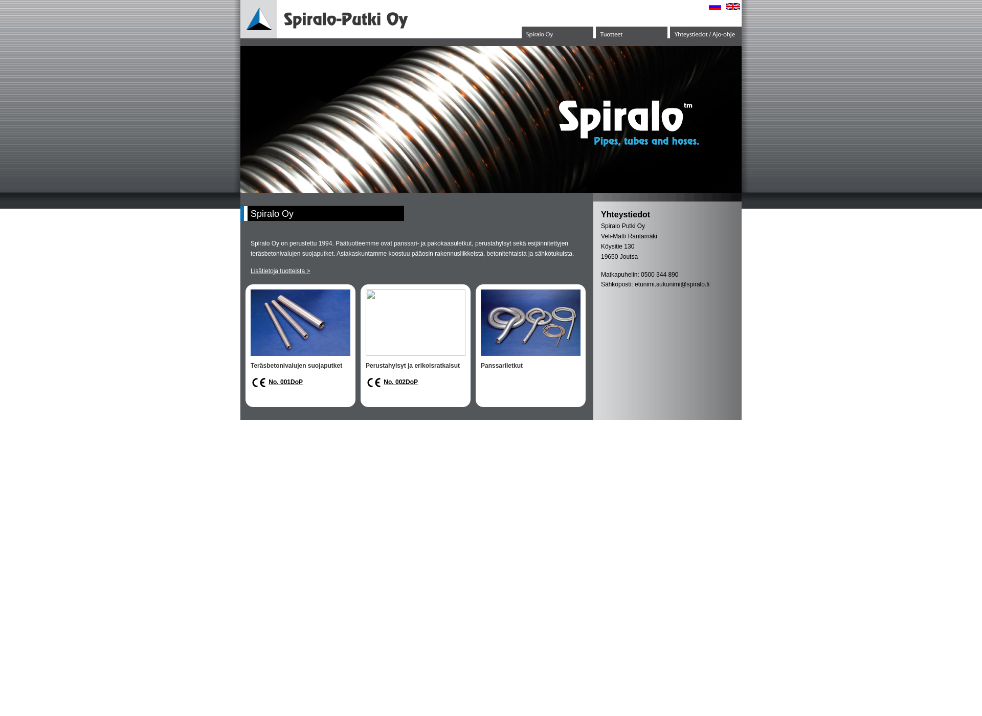 Screenshot for spiralo.fi