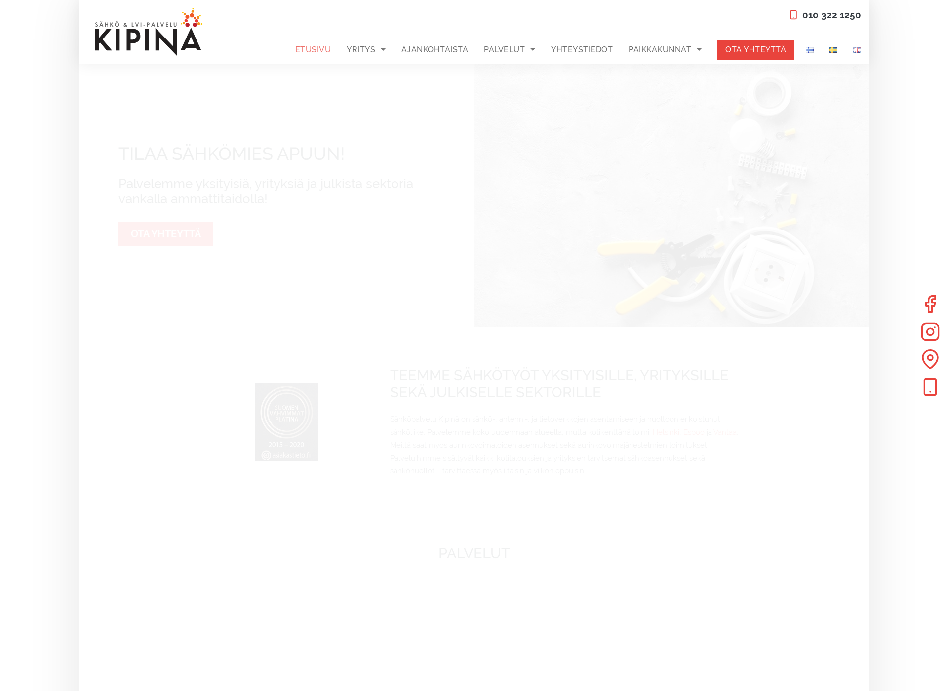 Screenshot for spkipina.fi