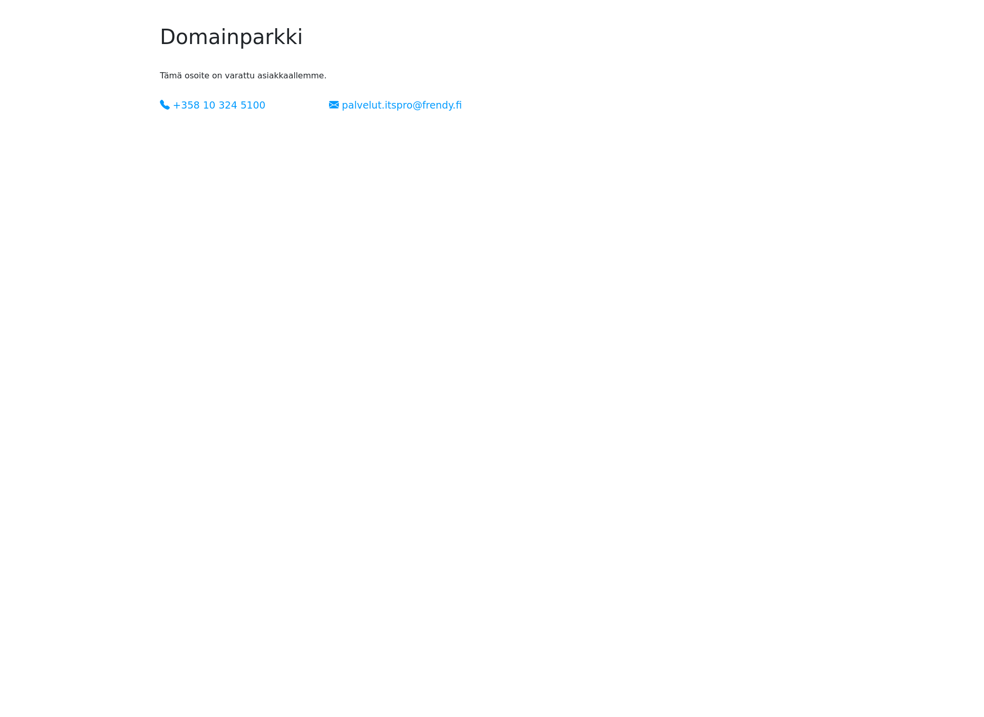 Skärmdump för spkratkaisut.fi