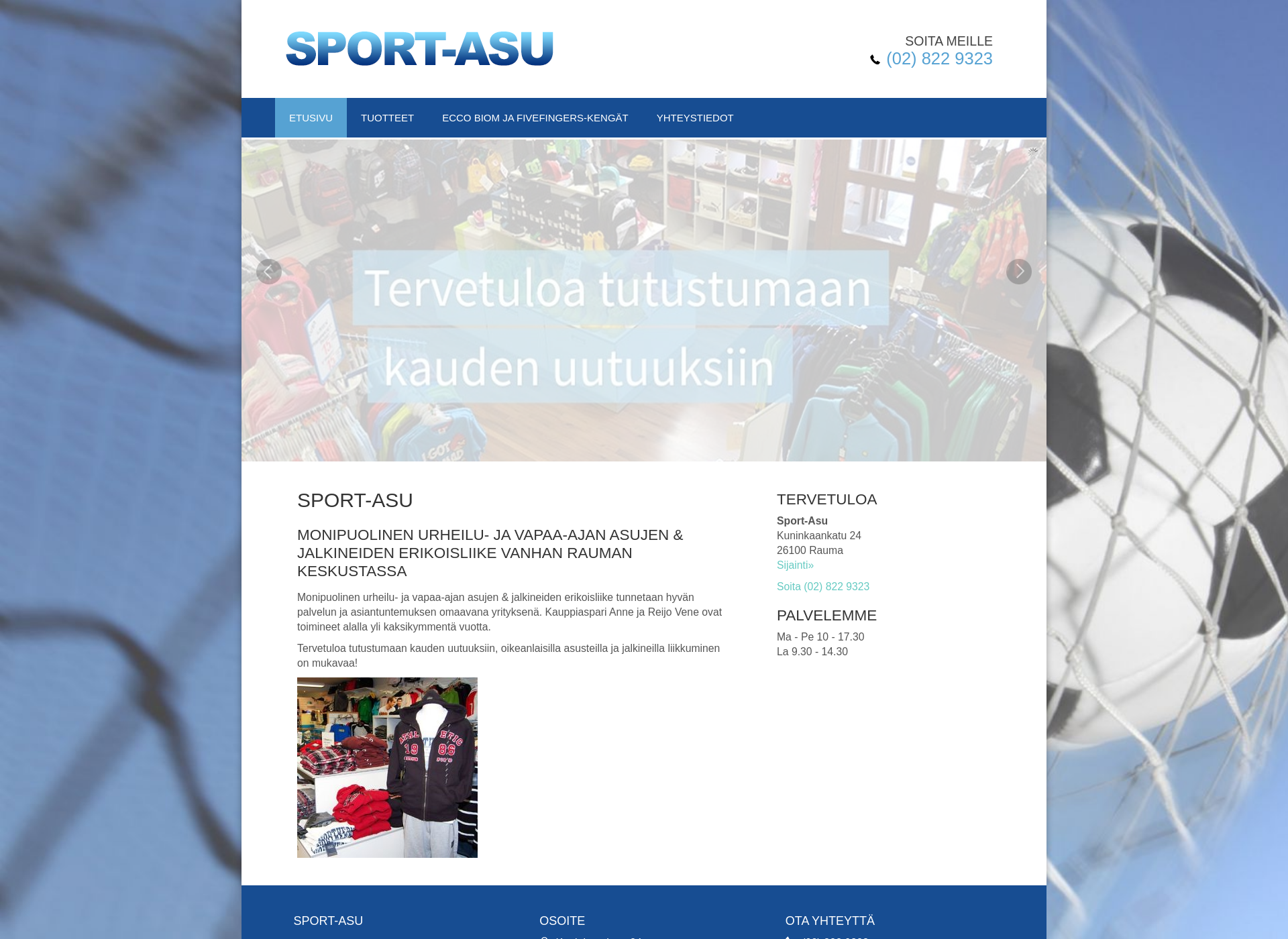 Näyttökuva sport-asu.fi