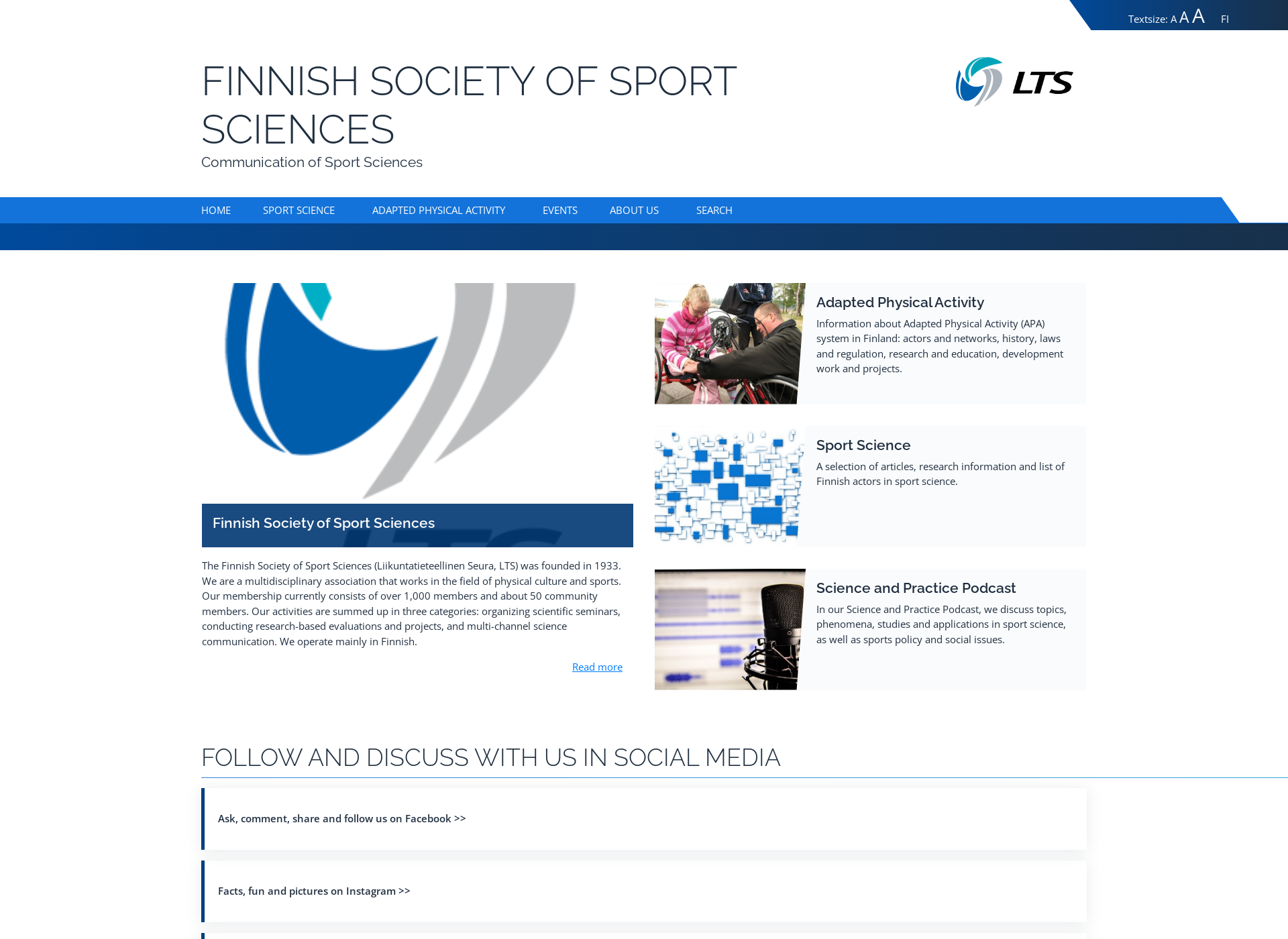 Näyttökuva sportscience.fi