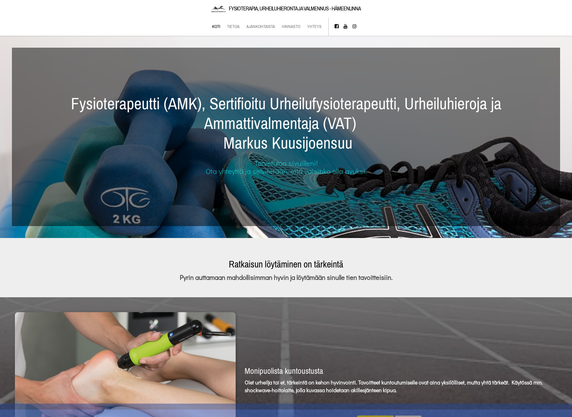 Screenshot for sporttivaltteri.fi