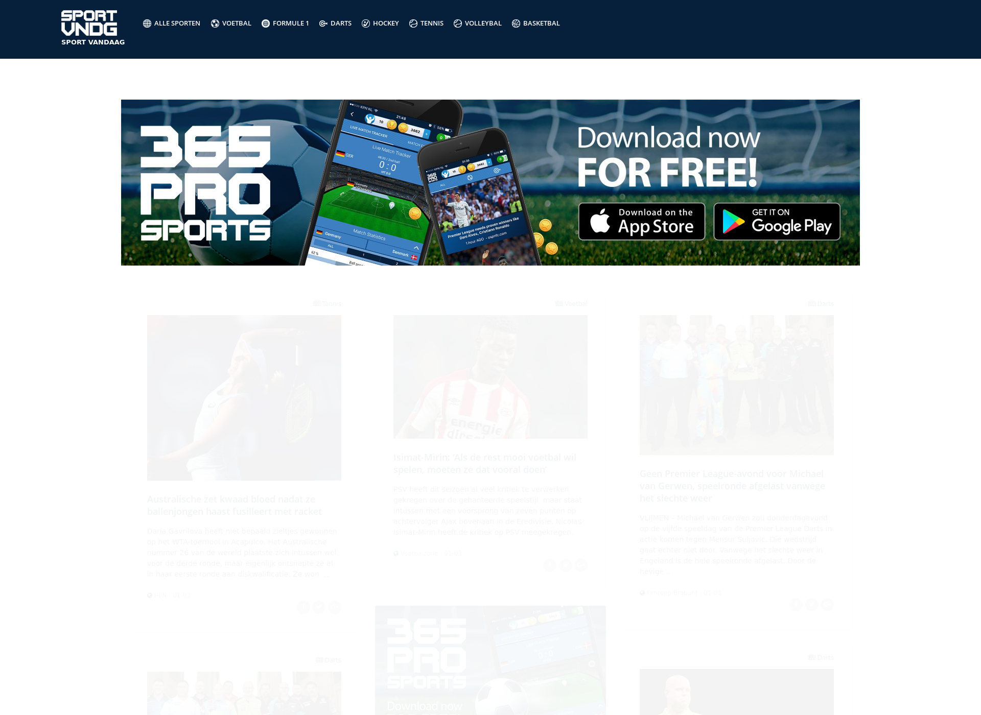 Screenshot for sporttn.fi