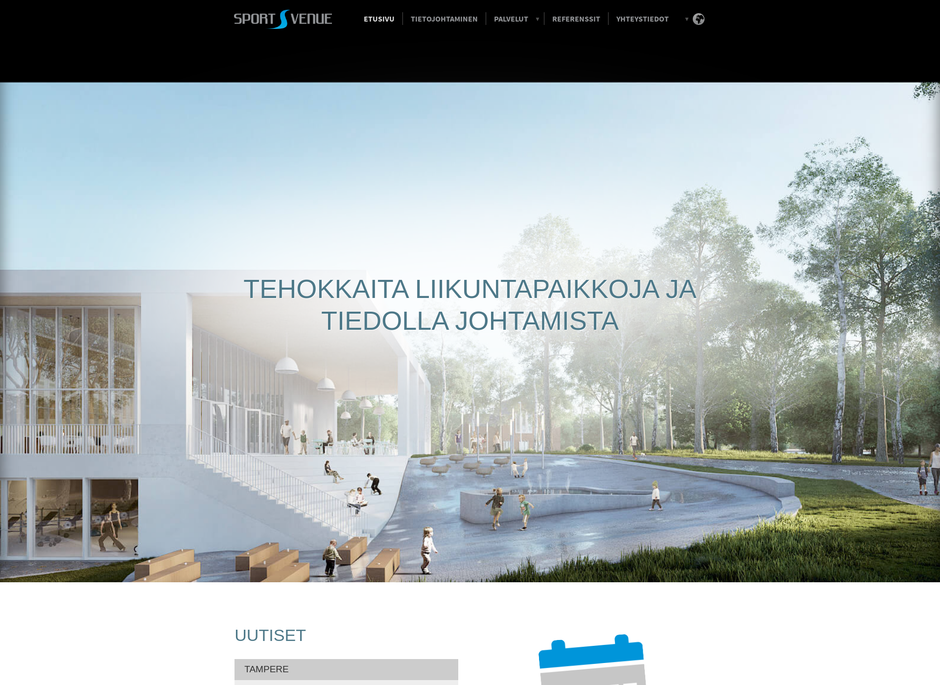 Screenshot for sportvenue.fi