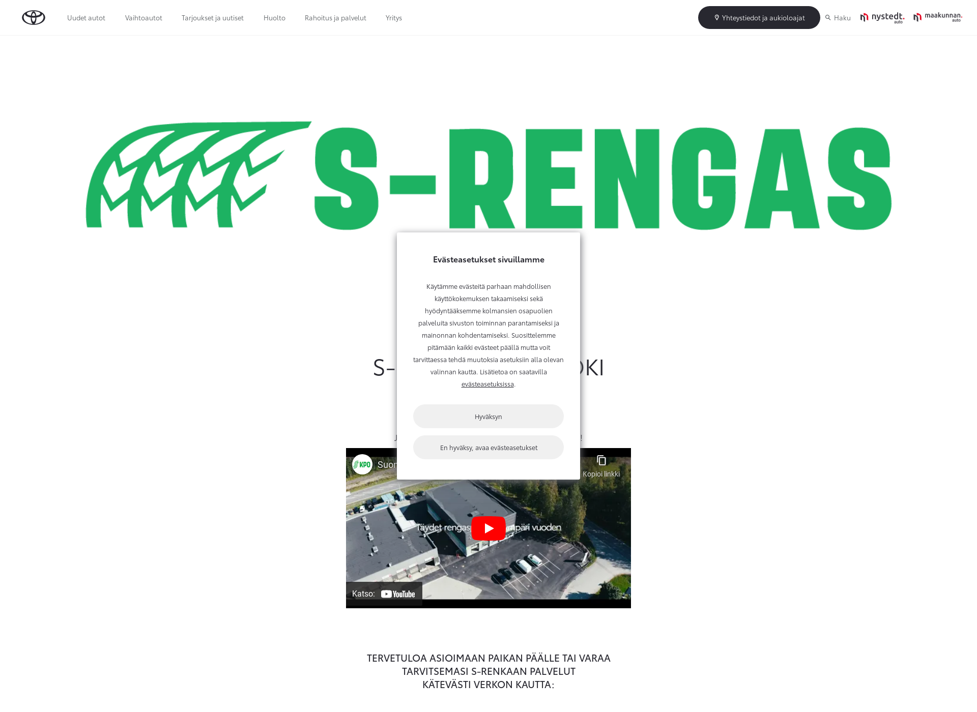 Screenshot for srengas.fi