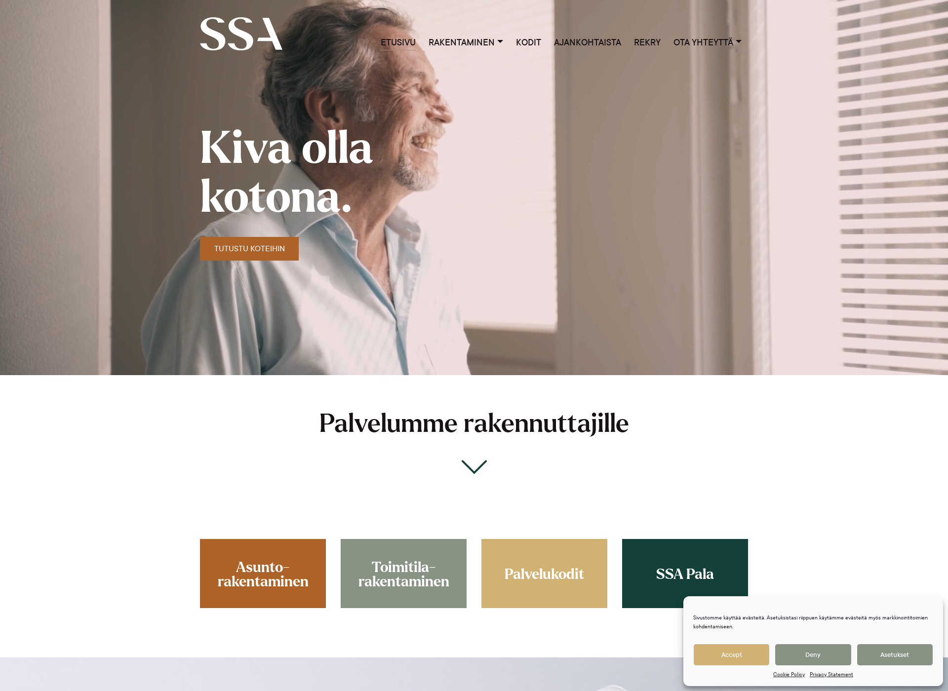 Näyttökuva ssaproject.fi