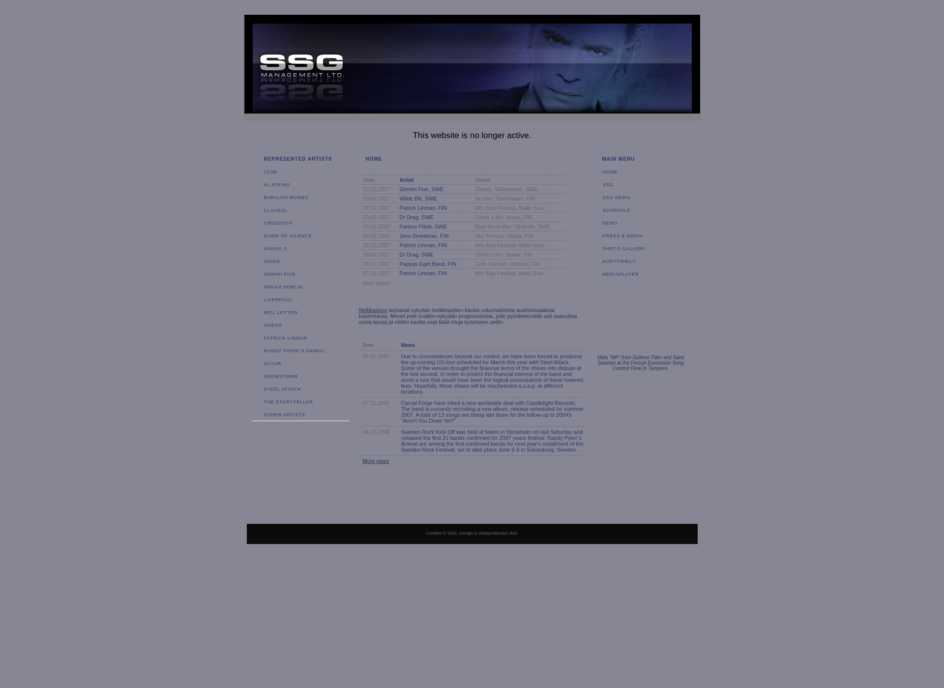 Screenshot for ssg.fi