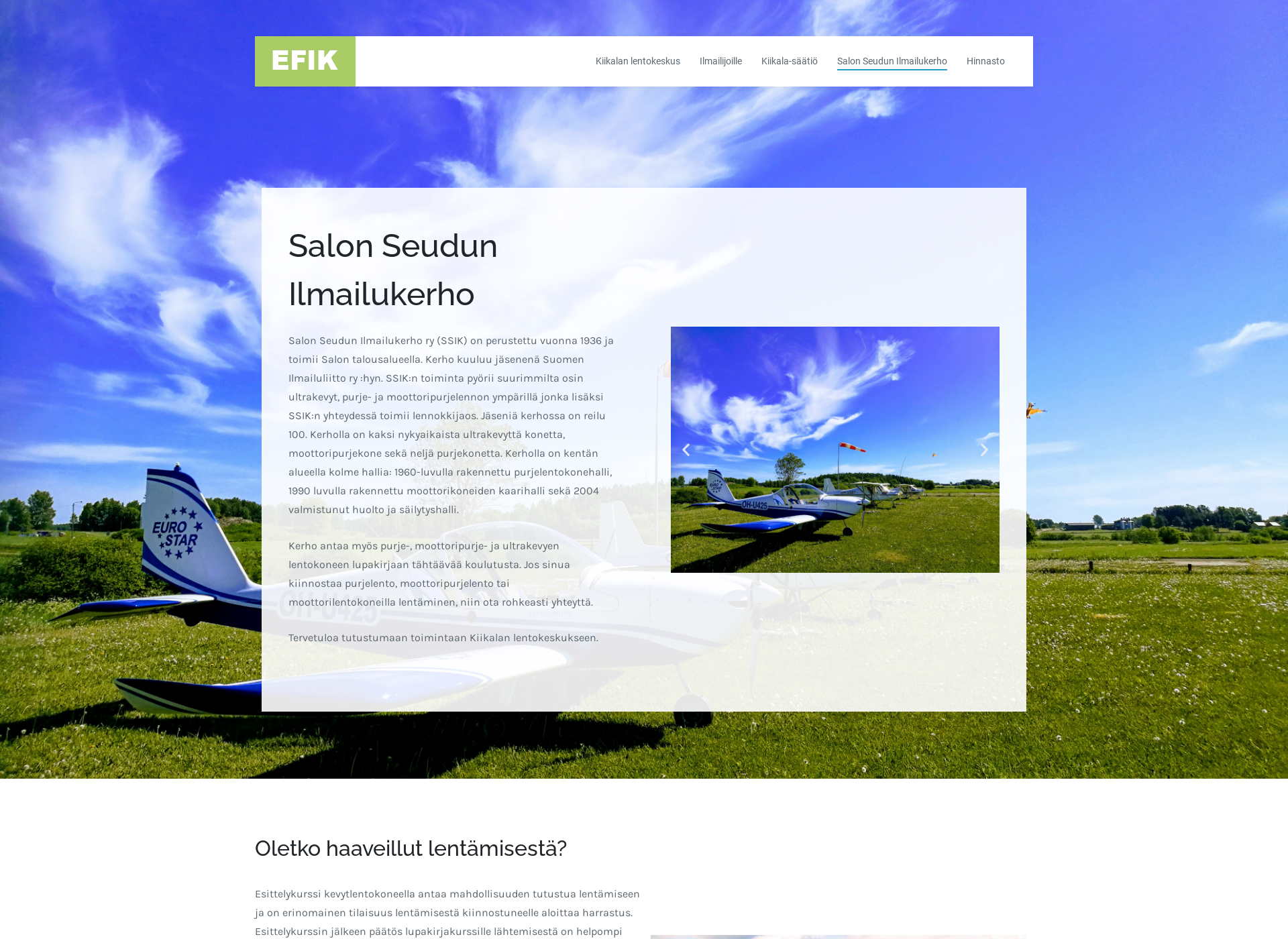 Skärmdump för ssik.fi