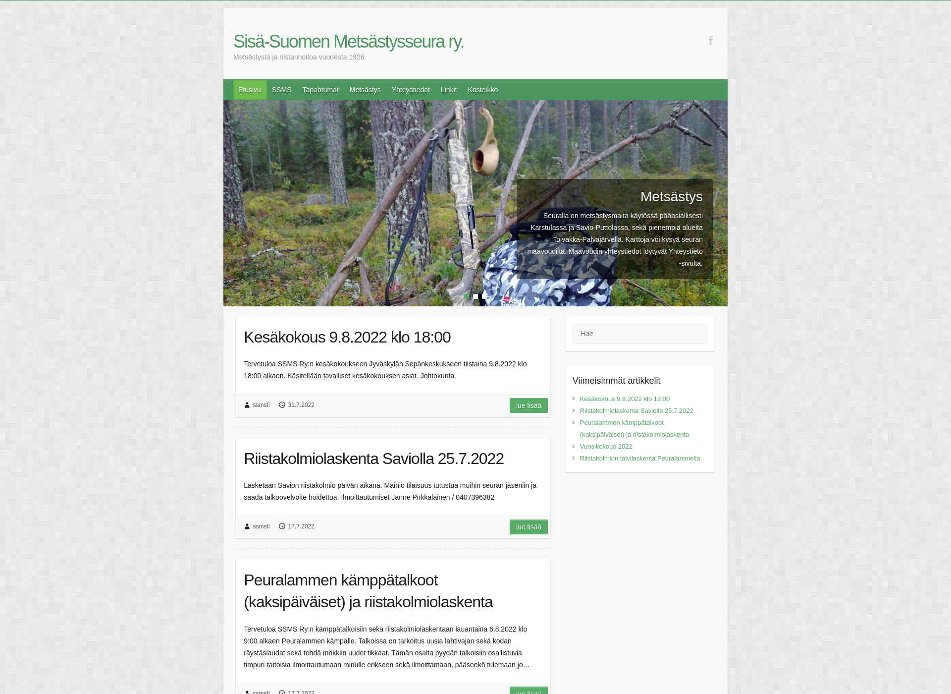 Screenshot for ssms.fi