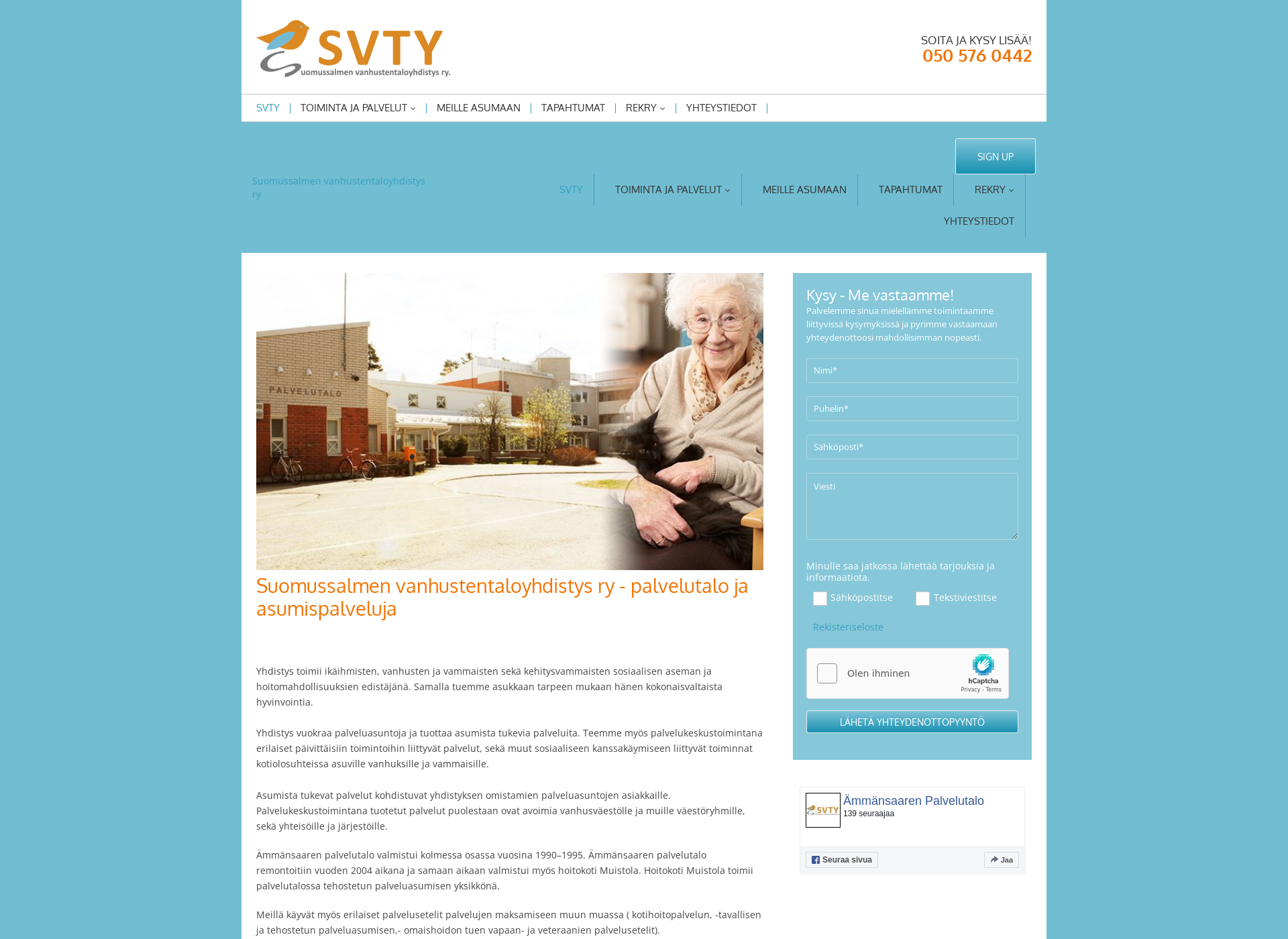 Screenshot for ssvtalory.fi