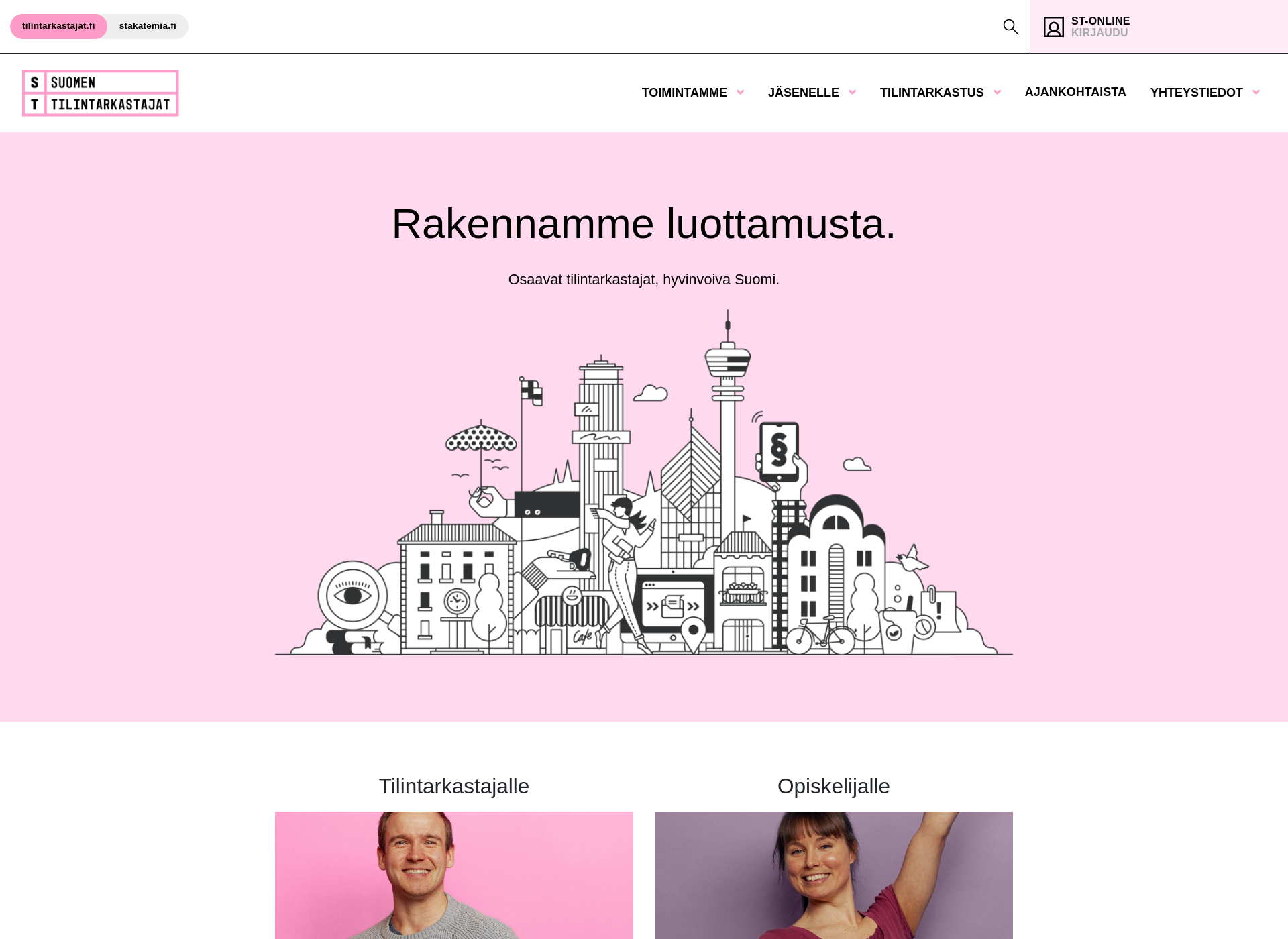 Screenshot for st-yhdistys.fi