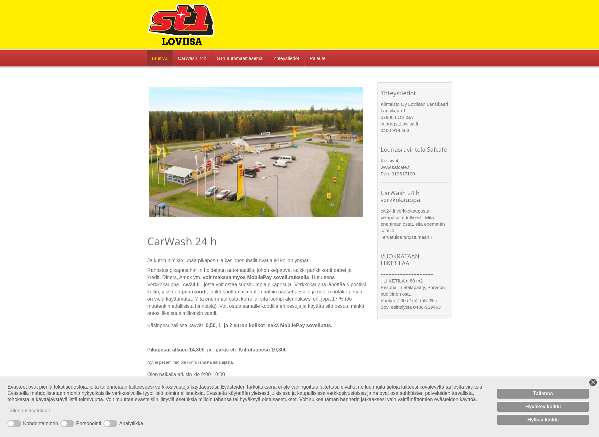 Screenshot for st1loviisa.fi