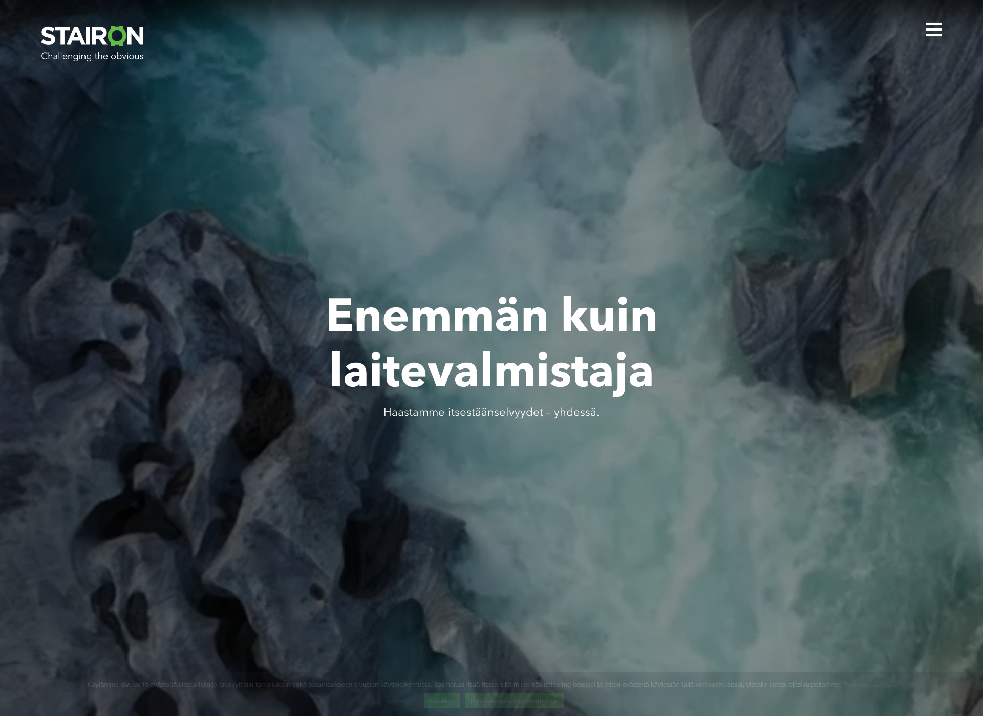 Skärmdump för stairon.fi