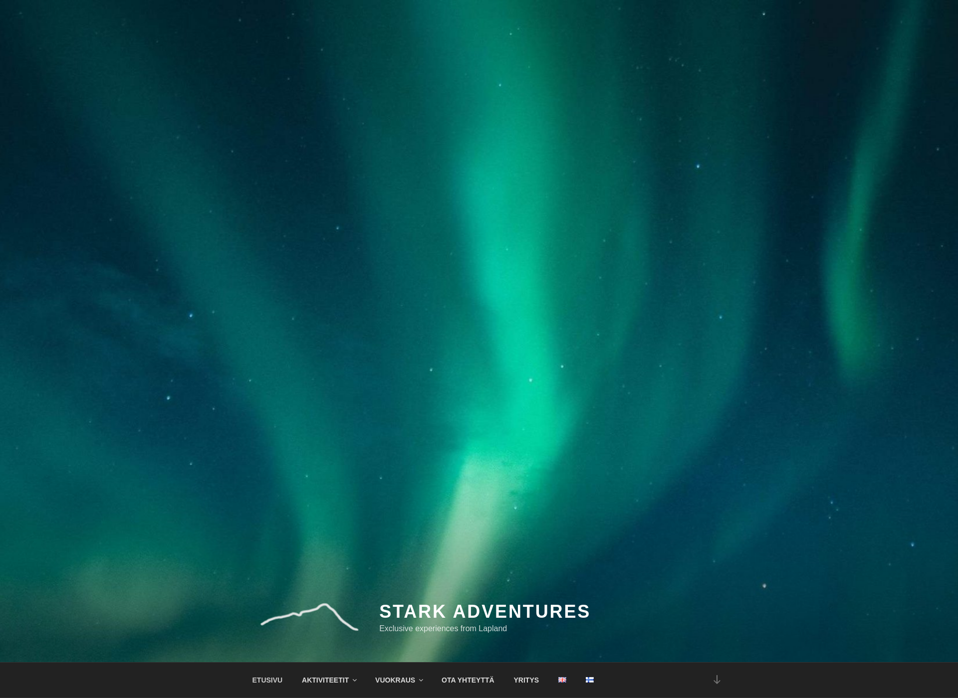 Skärmdump för starkadventures.fi