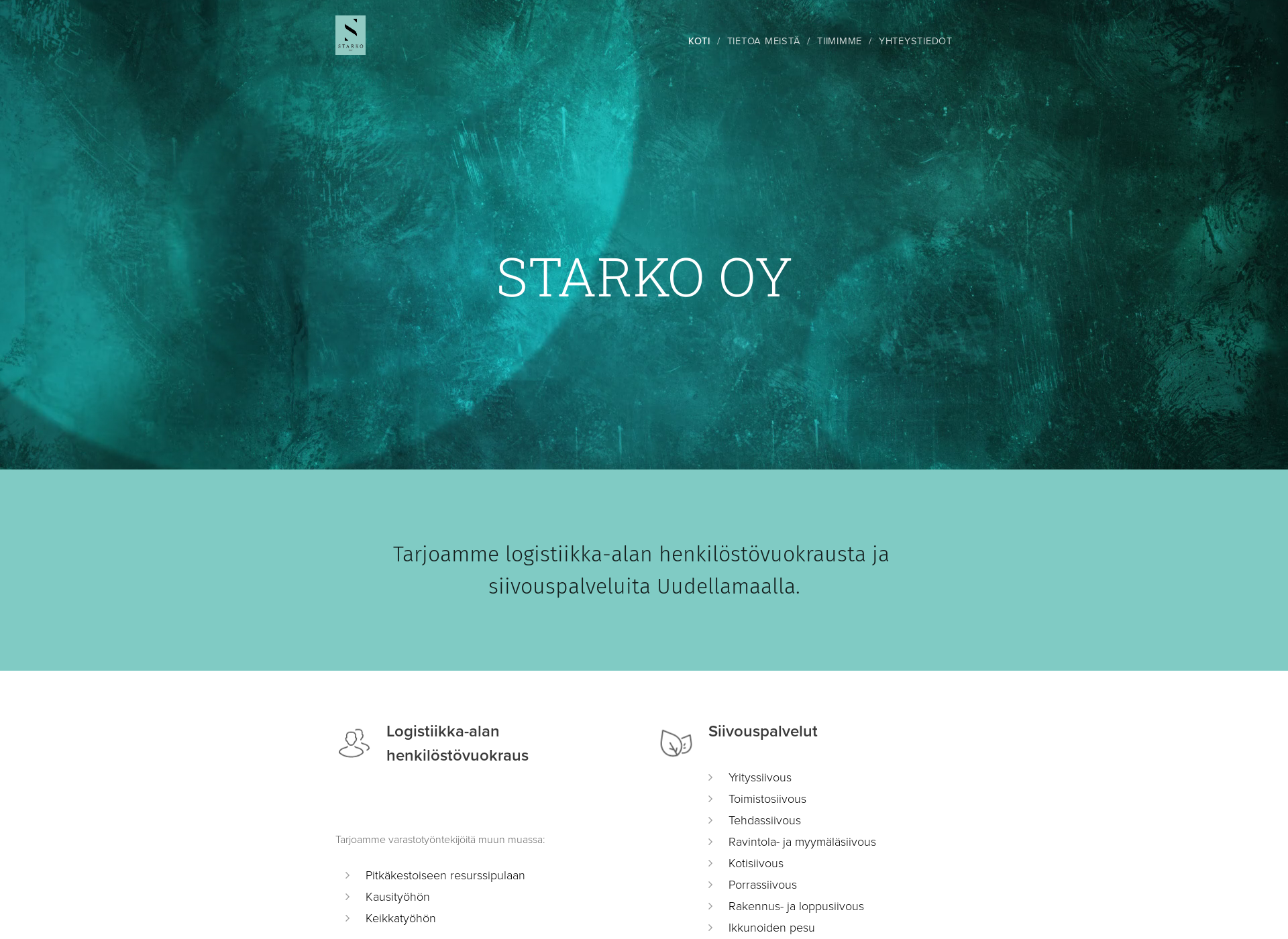 Screenshot for starko.fi