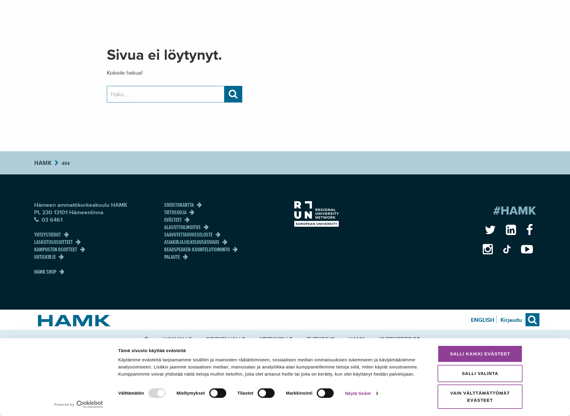 Skärmdump för starttihautomo.fi