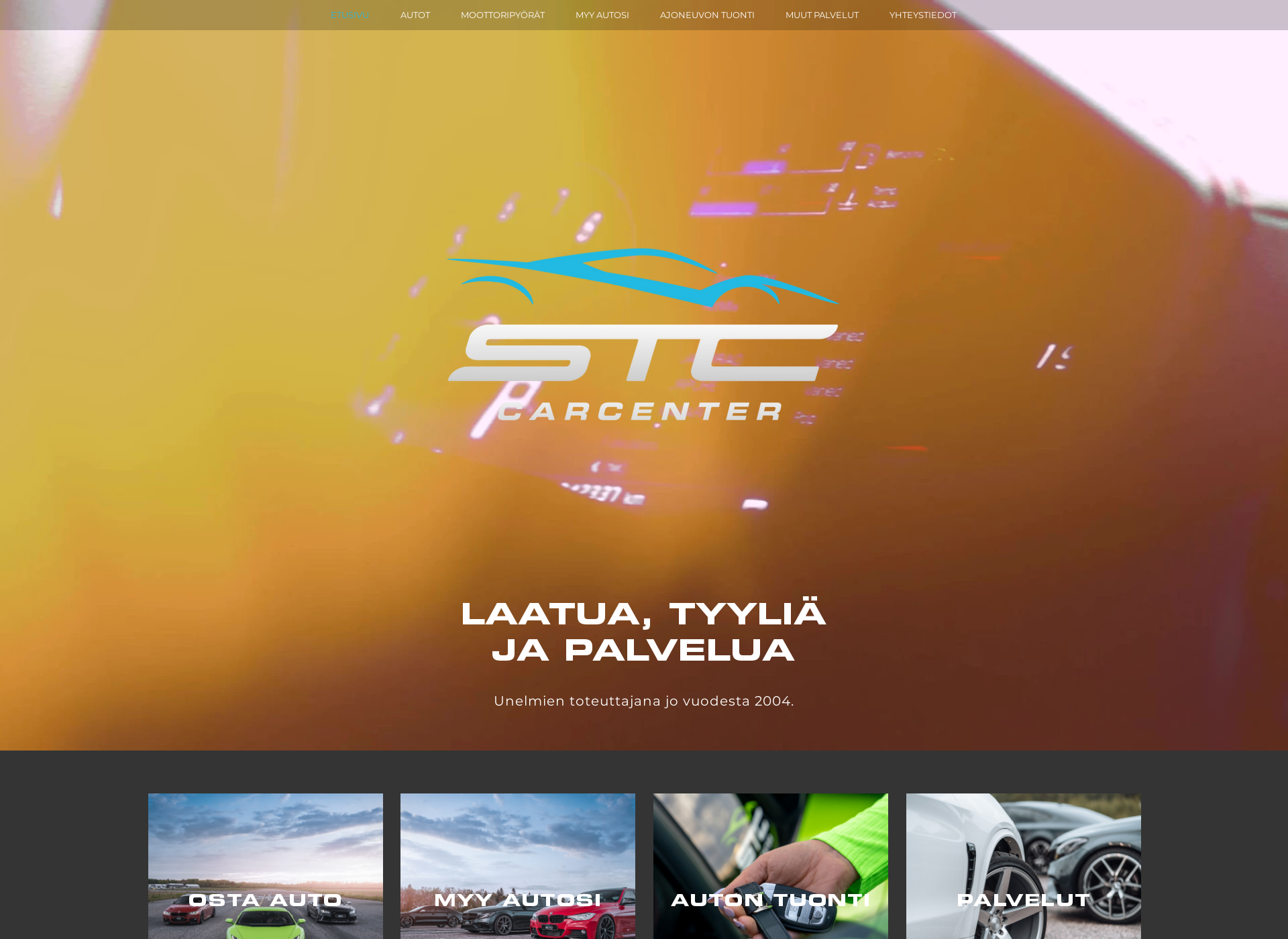 Skärmdump för stccarcenter.fi