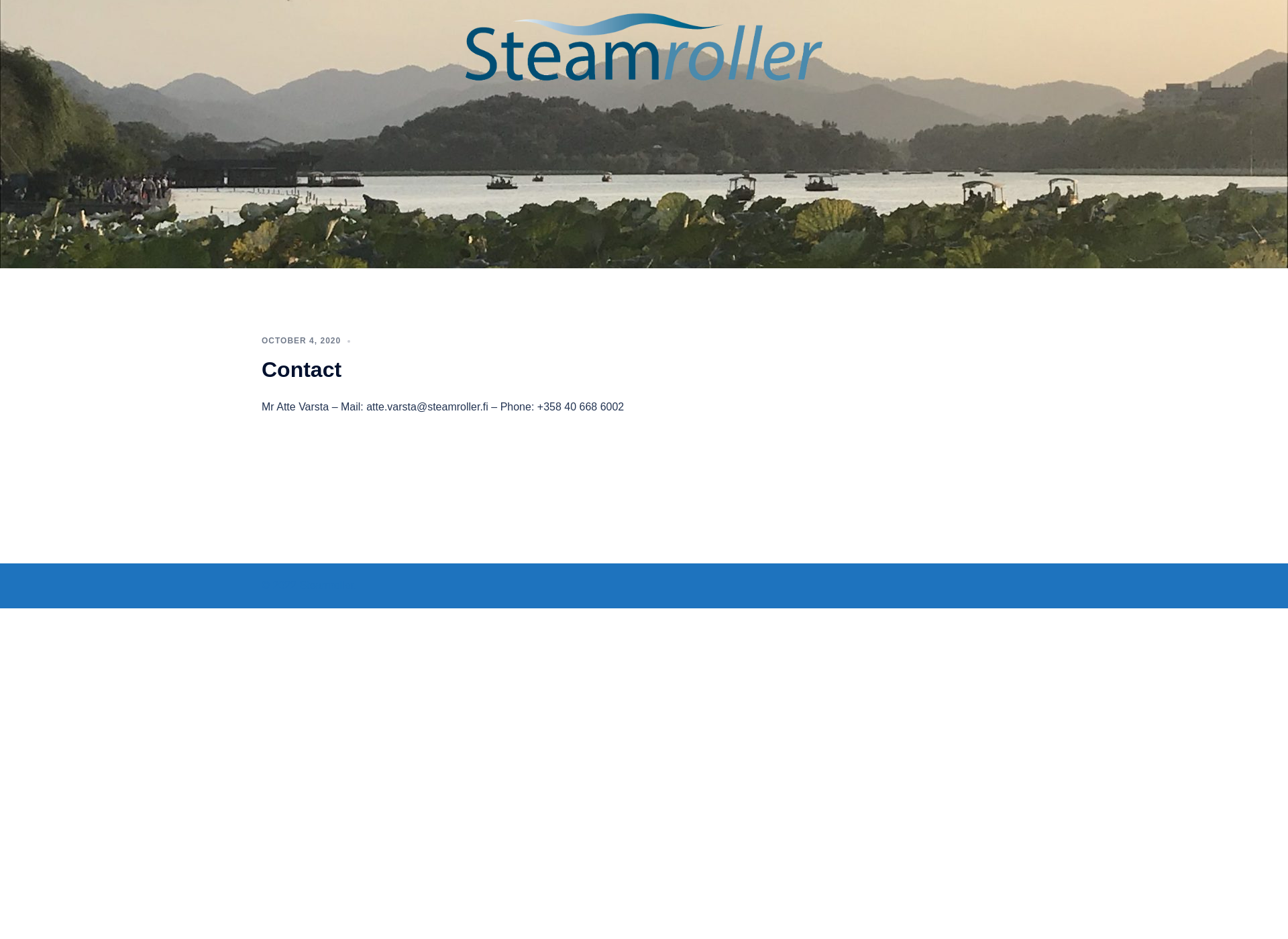 Skärmdump för steamroller.fi