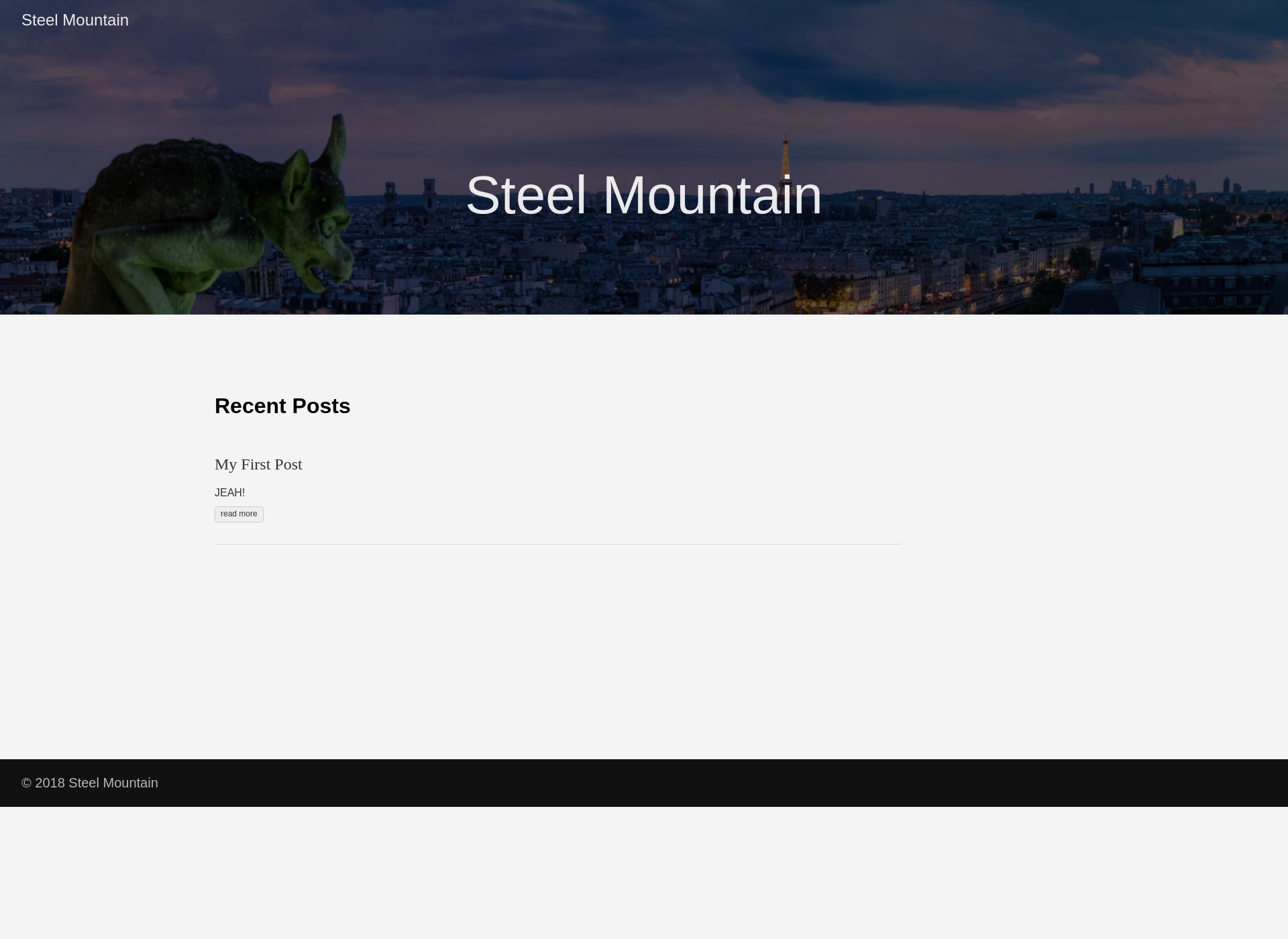 Screenshot for steelmountain.fi